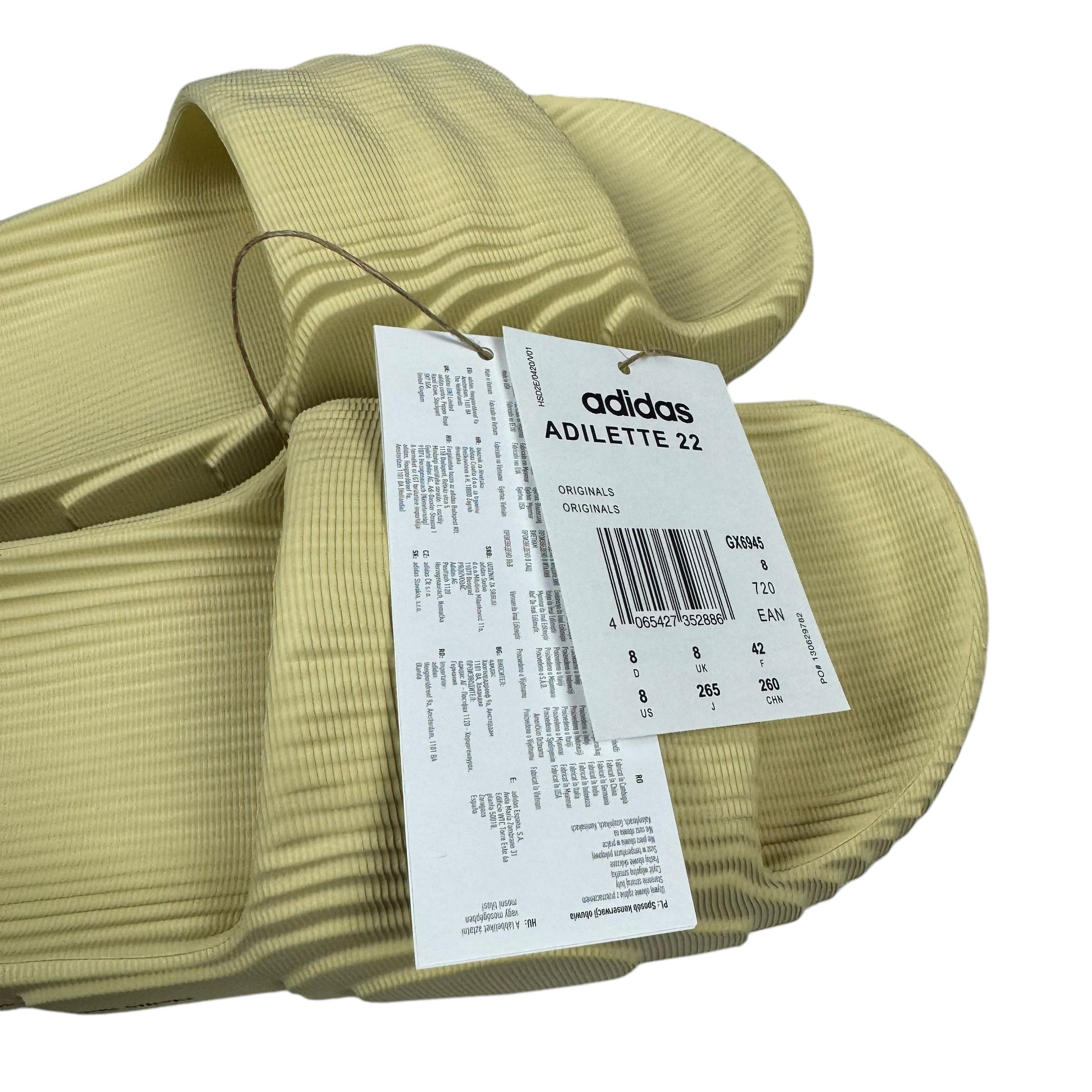 Adidas Adidas Adilette GX6945 Men's Casual Slip On Slide Sandals 8 Size US 8 / EU 41 - 4 Thumbnail