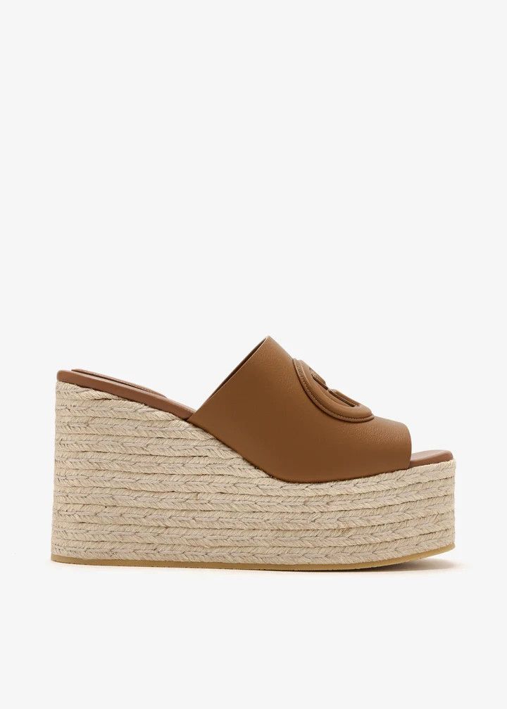Gucci o1loc1c0426 817212 Women's Interlocking G Sandals in Brown Size US 9.5 / IT 39.5 - 1 Thumbnail