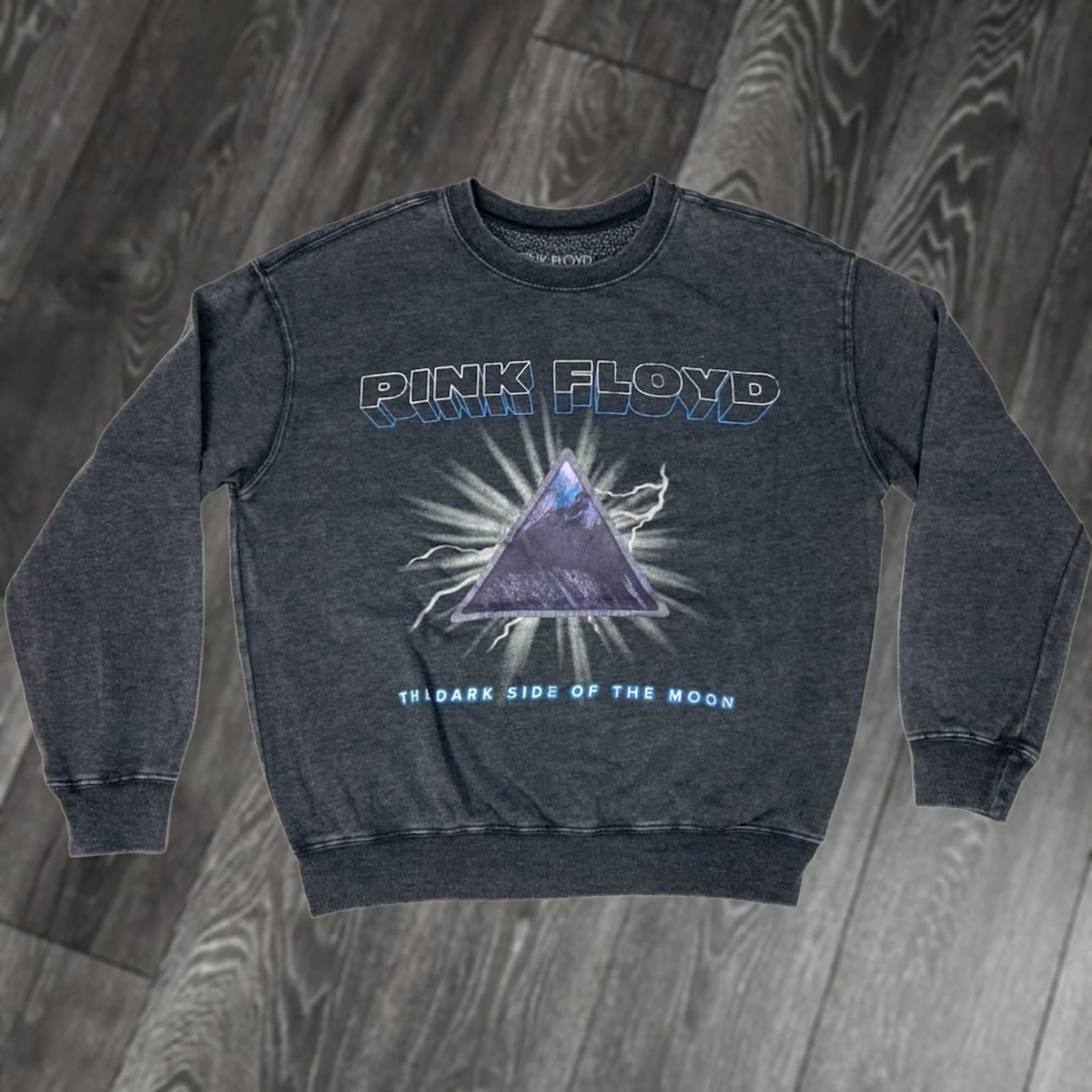 Vintage Pink Floyd Sweatshirt Women Small Gray Black Crewneck Pullover Graphic Print Music Casual Size S / US 4 / IT 40 - 1 Thumbnail
