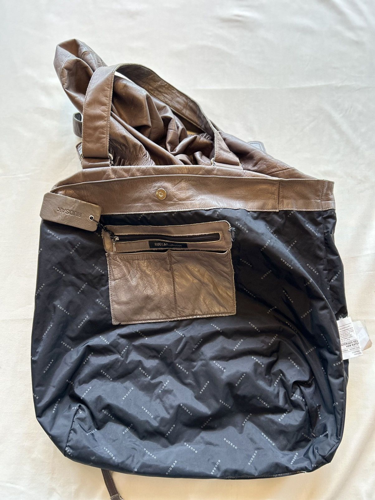 Rudsak Grey leather shoulder bag Size ONE SIZE - 4 Thumbnail