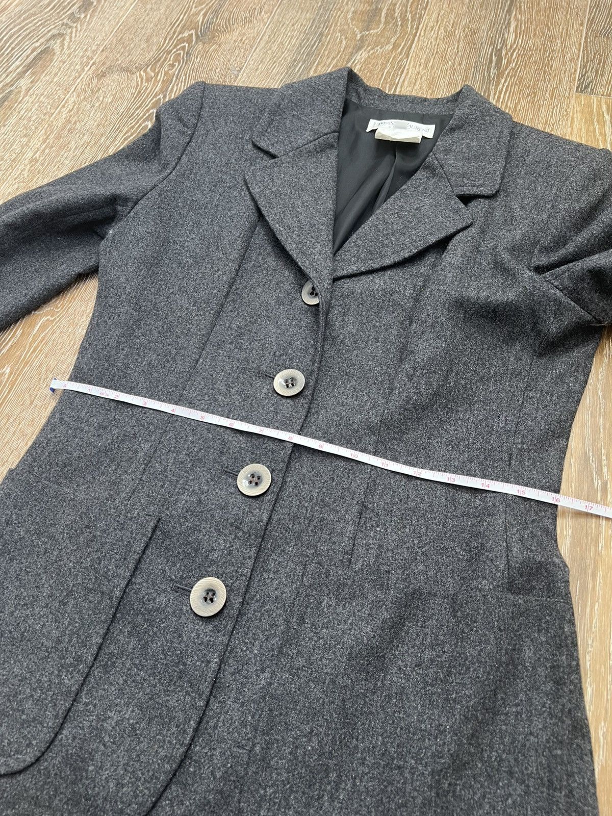 Vintage Yves saint laurent wool blazer jacket Size M / US 6-8 / IT 42-44 - 7 Thumbnail