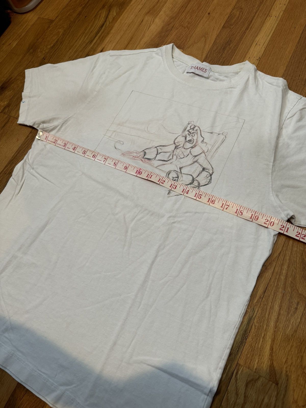 Thames × Thames MMXX. THAMES MMXX HOOK SS T-SHIRT WHITE Size US L / EU 52-54 / 3 - 4 Thumbnail