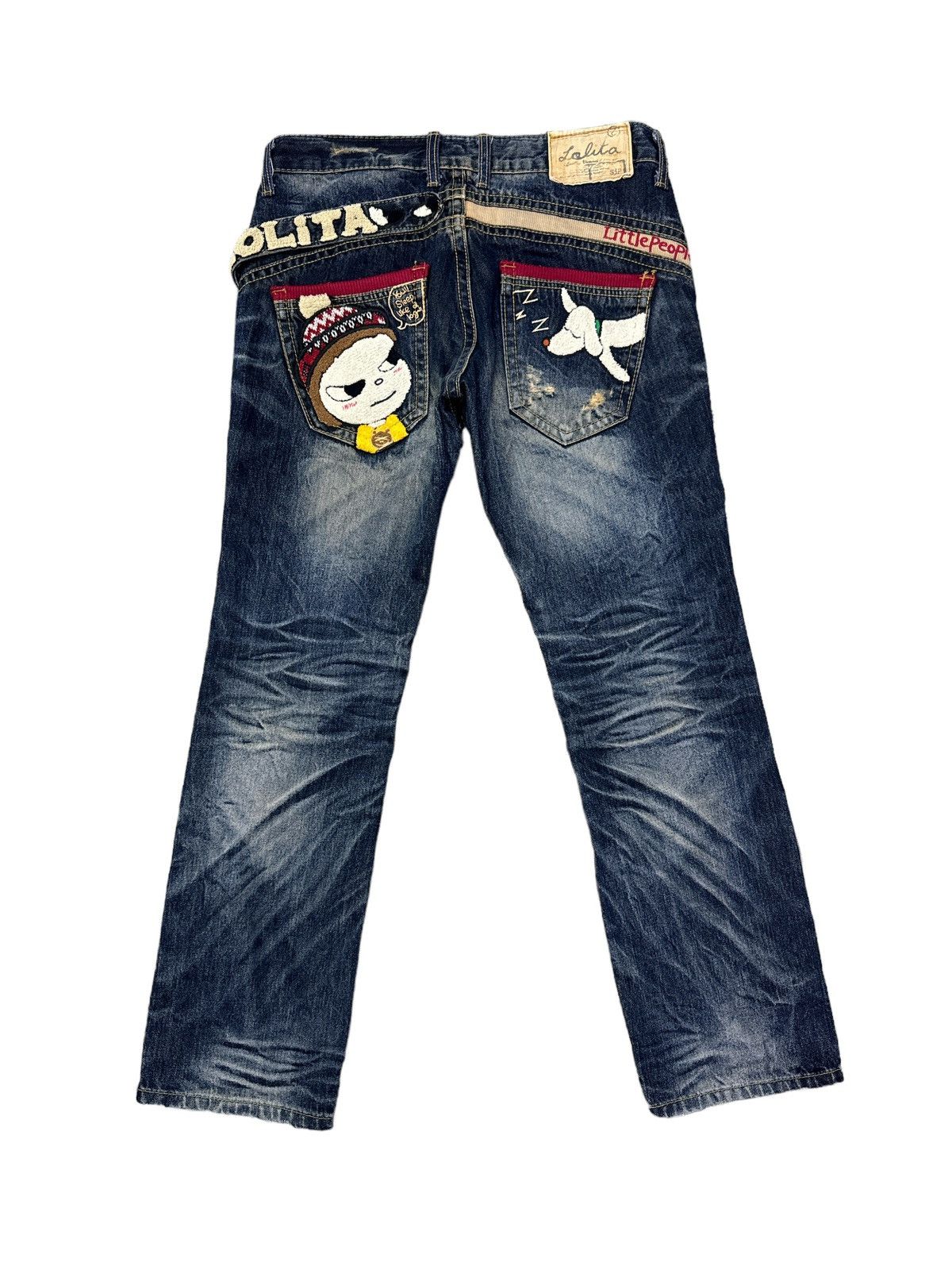image of Lolita Jeans X Yoshitomo Nara Jeans in Blue, Men's (Size 34)