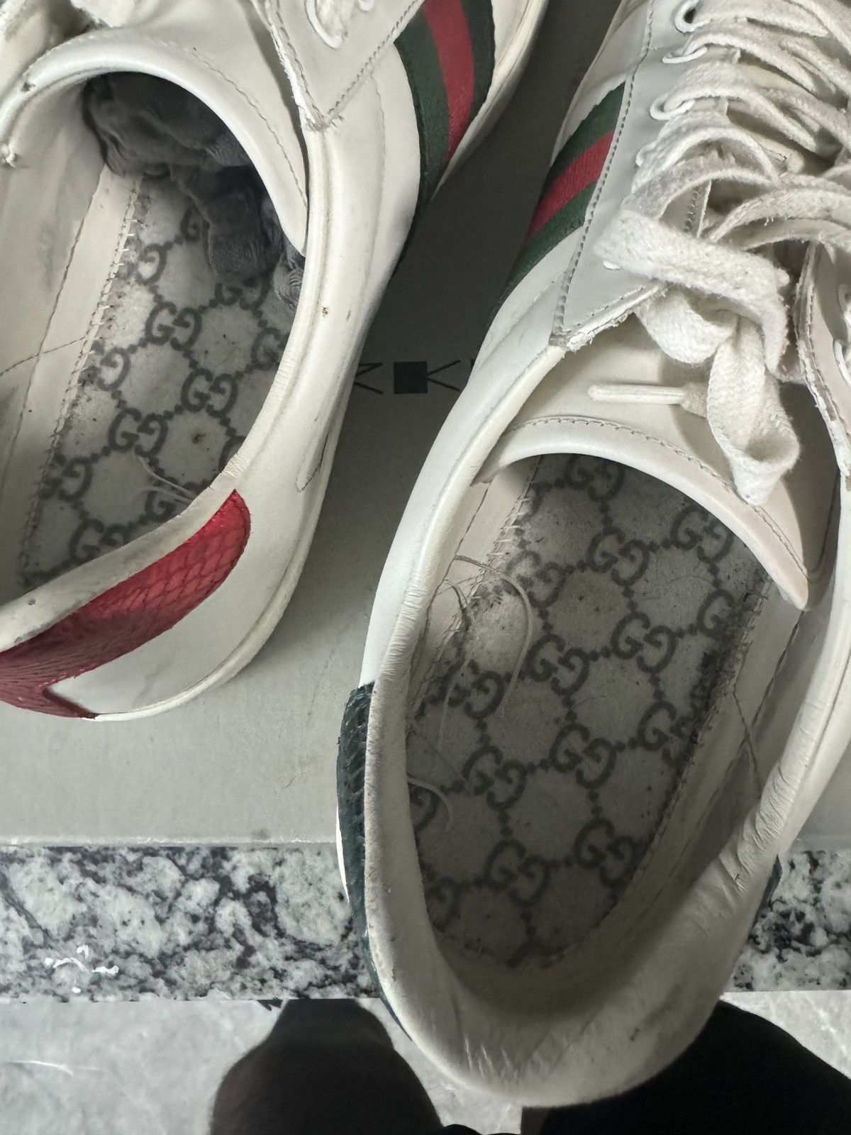 Gucci Gucci Ace Embroidered 'Snake’ size 11.5 Size US 11.5 / EU 44-45 - 5 Thumbnail