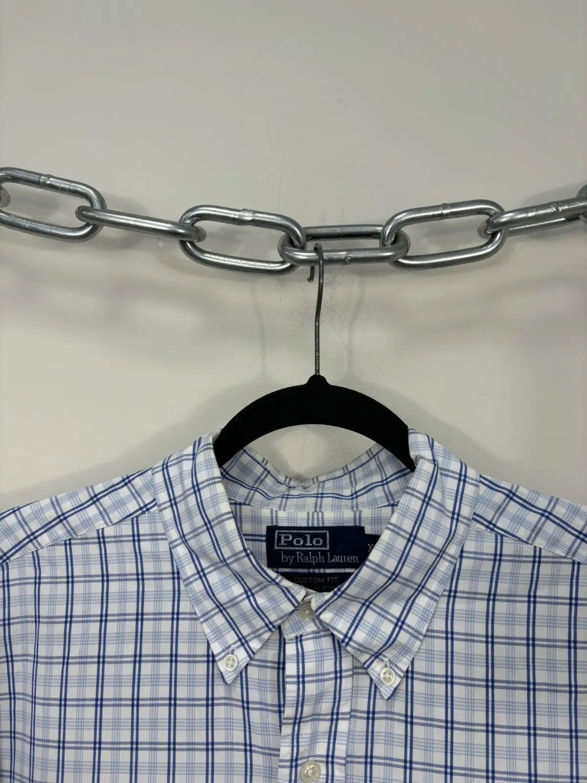 Polo Ralph Lauren × Ralph Lauren × Vintage Vintage Polo Ralph Lauren Y2K Checkered Short Sleeve Shirt Size US XL / EU 56 / 4 - 10 Thumbnail