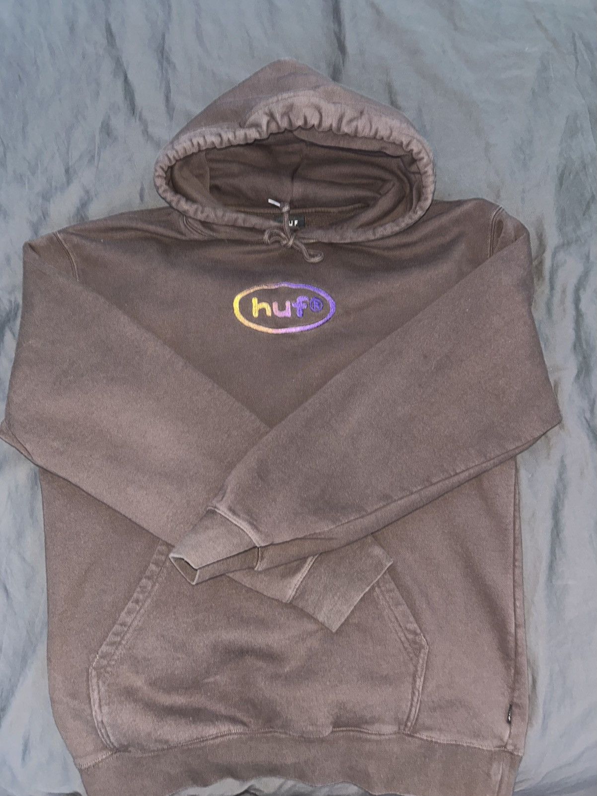 Huf × Vintage Vintage Brown Huf Hoodie Size US M / EU 48-50 / 2 - 1 Thumbnail