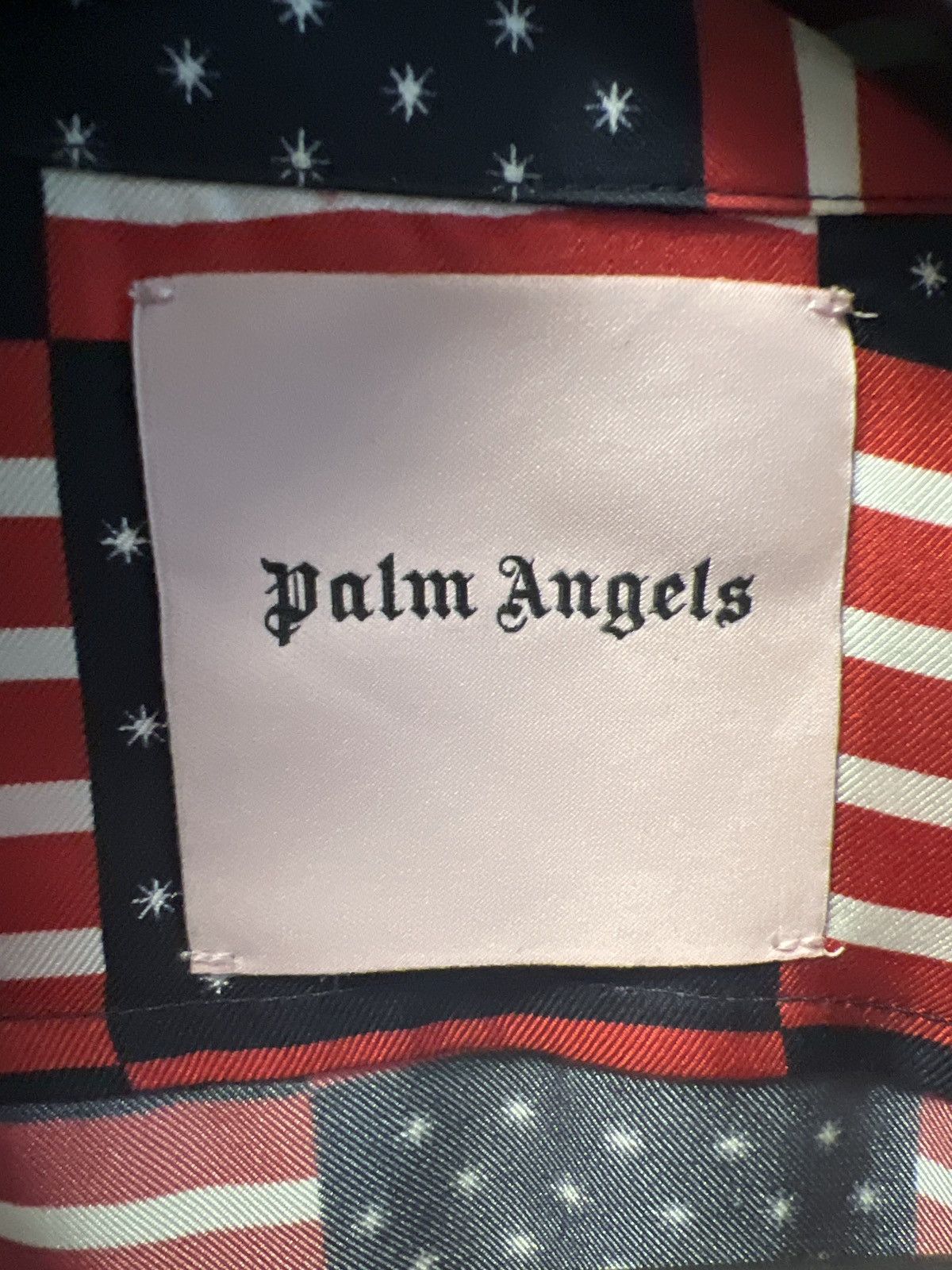 Palm Angels Palm Angels Americana Flag Print Shirt Size US S / EU 44-46 / 1 - 5 Thumbnail