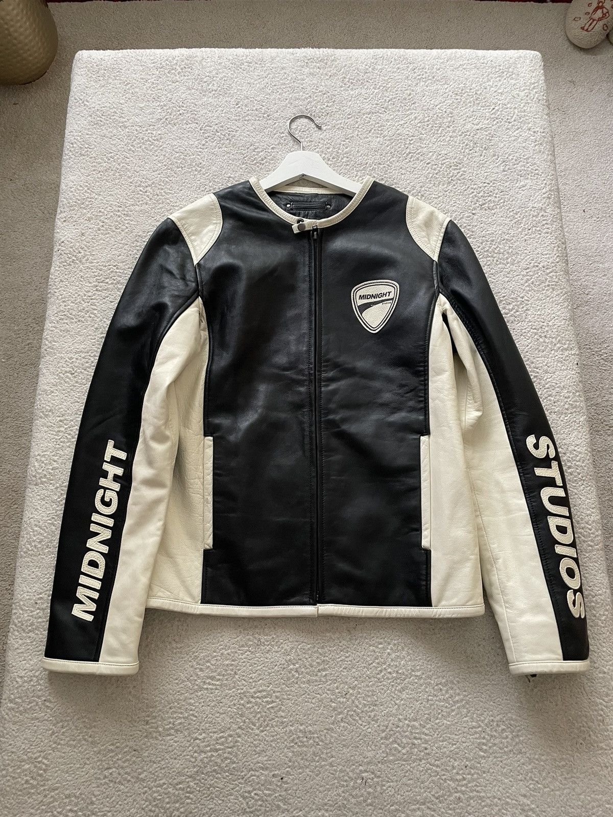 Midnight Studios Midnight Studios ‘Suicide Moto’ Calf Leather Biker Jacket Size US S / EU 44-46 / 1 - 1 Thumbnail