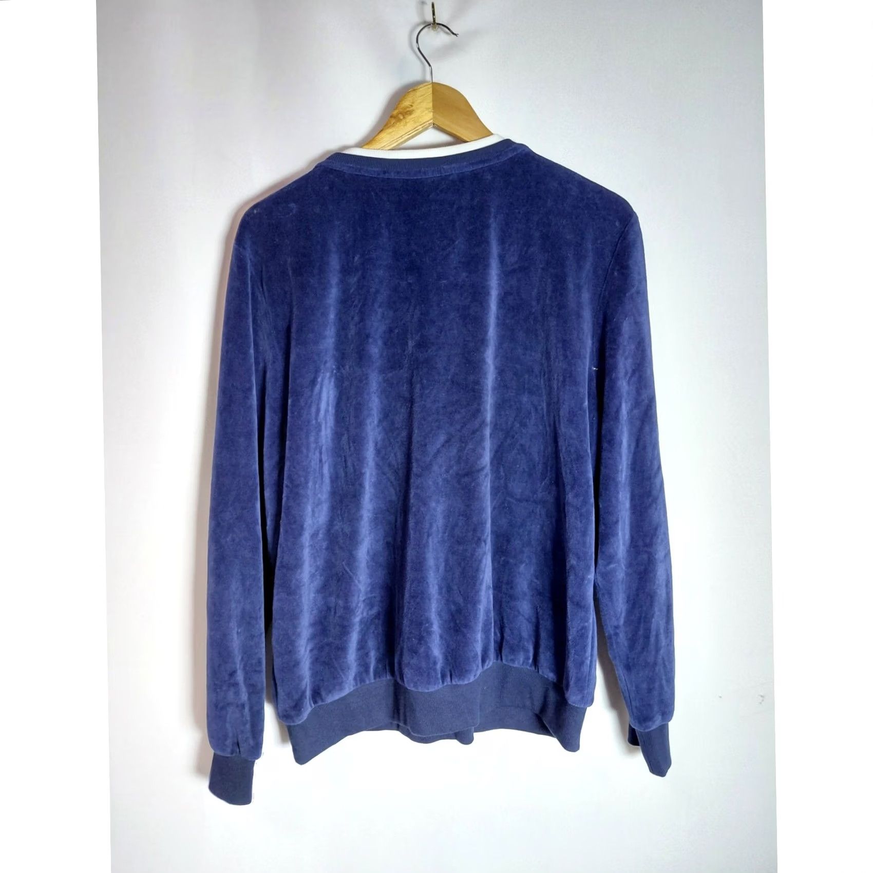 Vintage Alfred Dunner Embroidered Blue Knit Long Sleeve Women's Size L Crew Neck Pullover Sweater Knit Clothing Casual Size L / US 10 / IT 46 - 2 Thumbnail