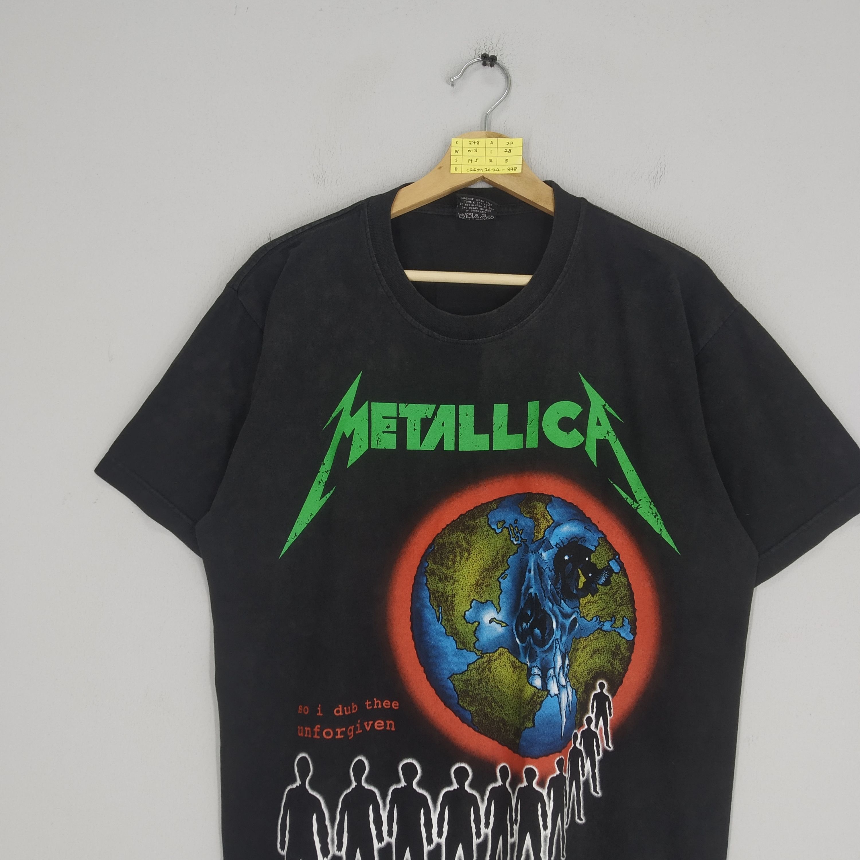 Band Tees Vintage Metallica American Heavy Metal Band Rock Promo Tee Size US L / EU 52-54 / 3 - 3 Thumbnail