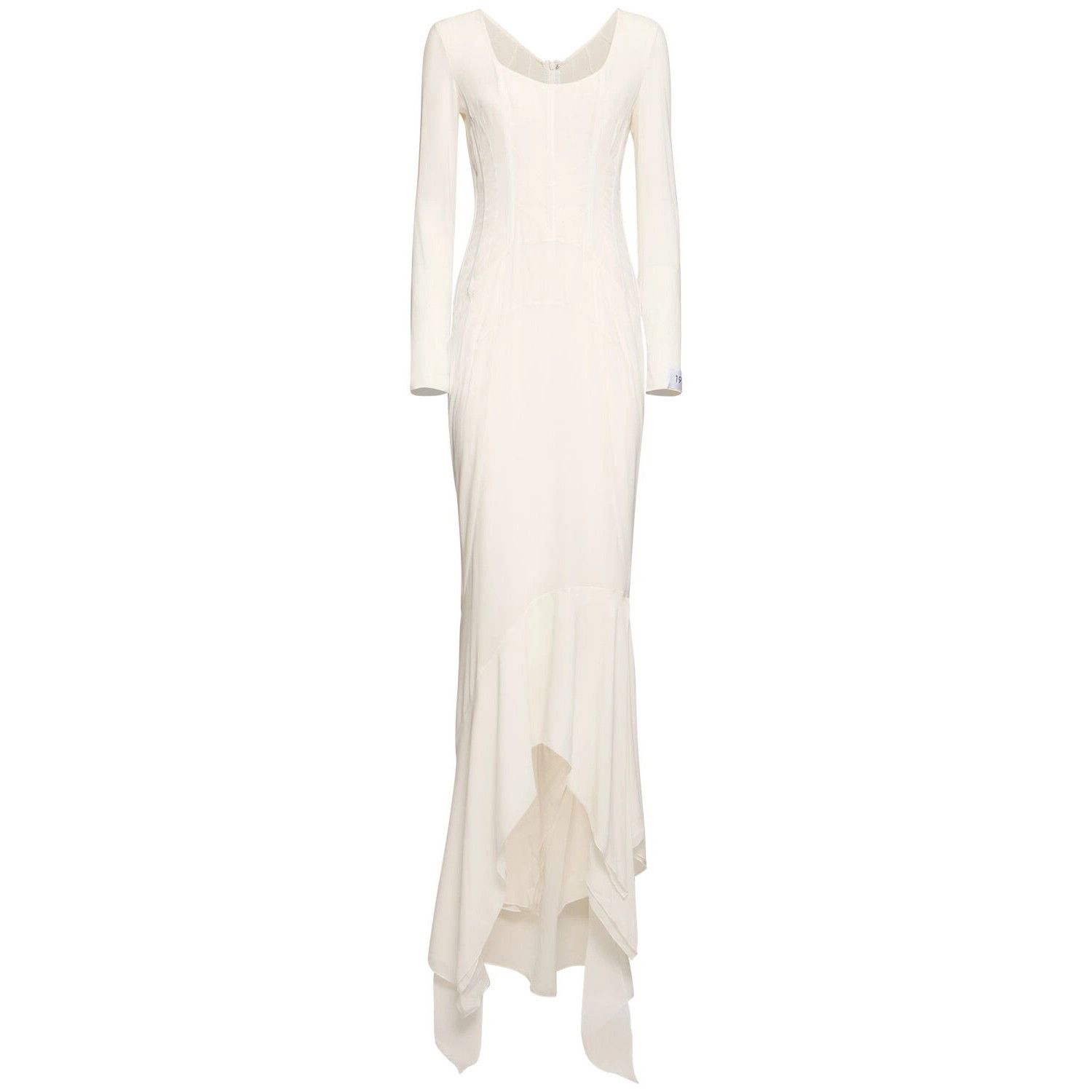 DOLCE&GABBANA White Silk Long Dress New & Authentic (Women's