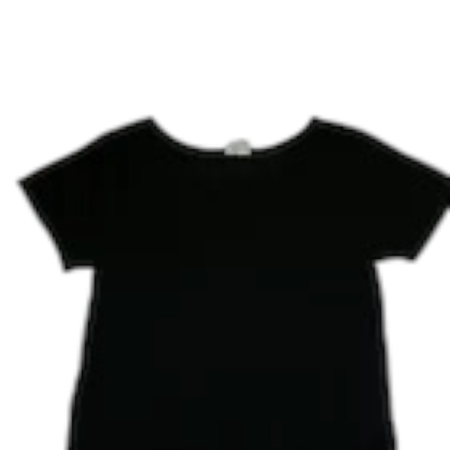 Other Japna Women’s Solid Black Short Sleeve Sheer Top Extra Small Size XS / US 0-2 / IT 36-38 - 1 Thumbnail