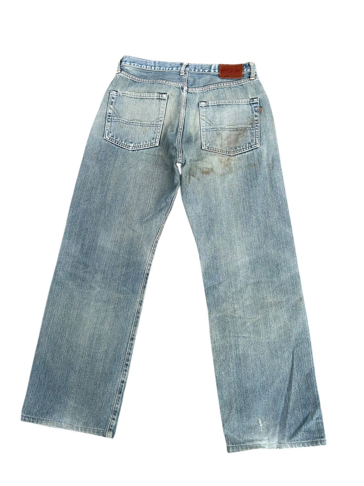 Japanese Brand × Kapital × Vintage Edwin Selvedge Distressed Baggy Mudwash Denim Jeans Size US 31 - 11 Thumbnail