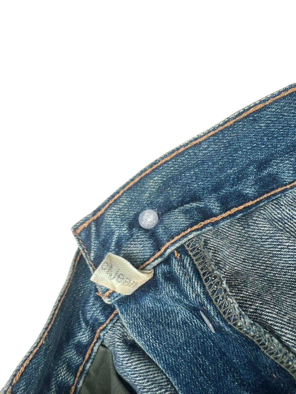 Stussy 2000s Stussy - DM ( C ) ontact Jean Dirty Mud Denim Jeans Size US 36 / EU 52 - 24 Thumbnail