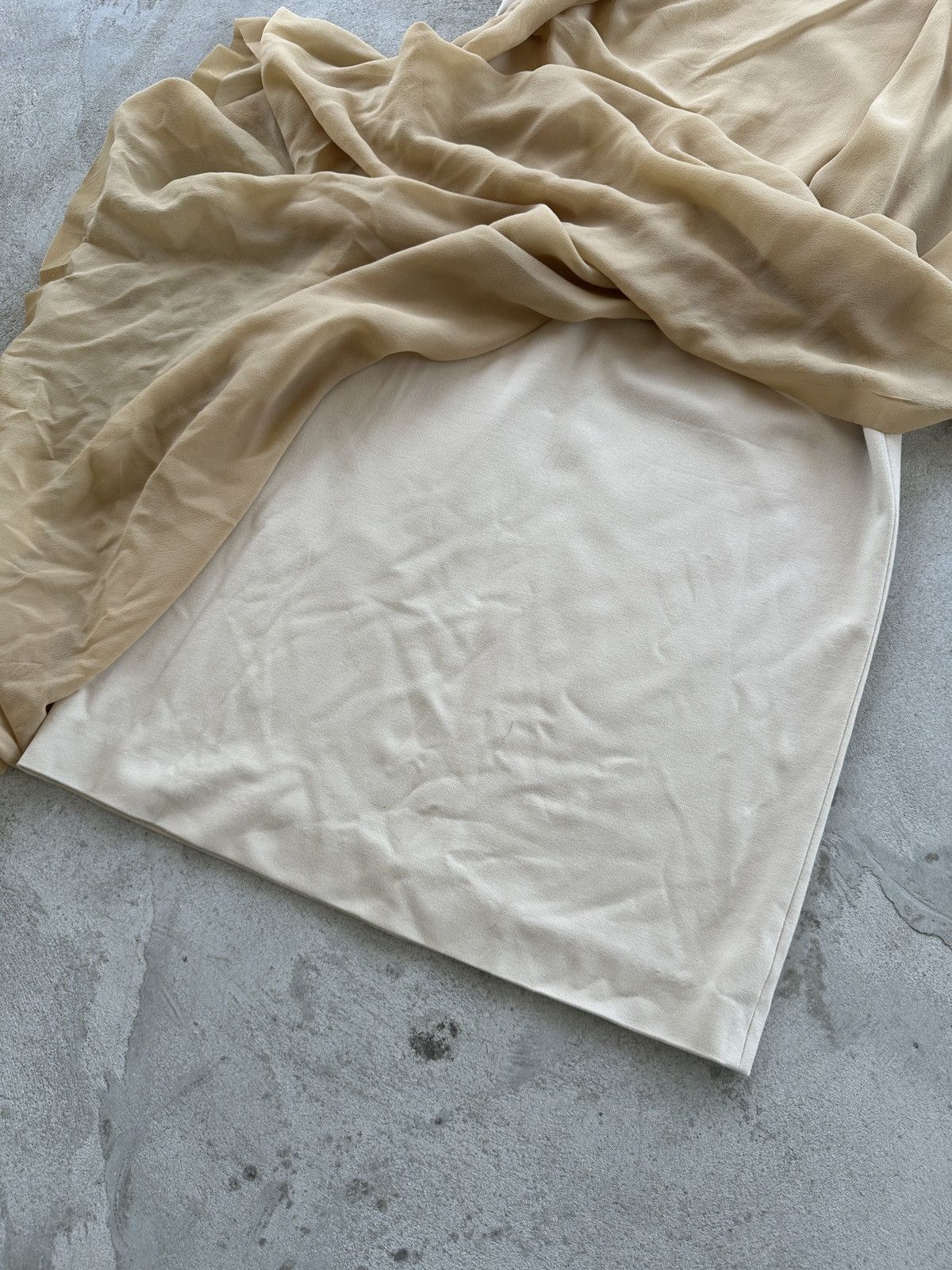 Maison Margiela Maison Martin Margiela SS2013 Beige Draped Dress Women’s S Size S / US 4 / IT 40 - 3 Thumbnail