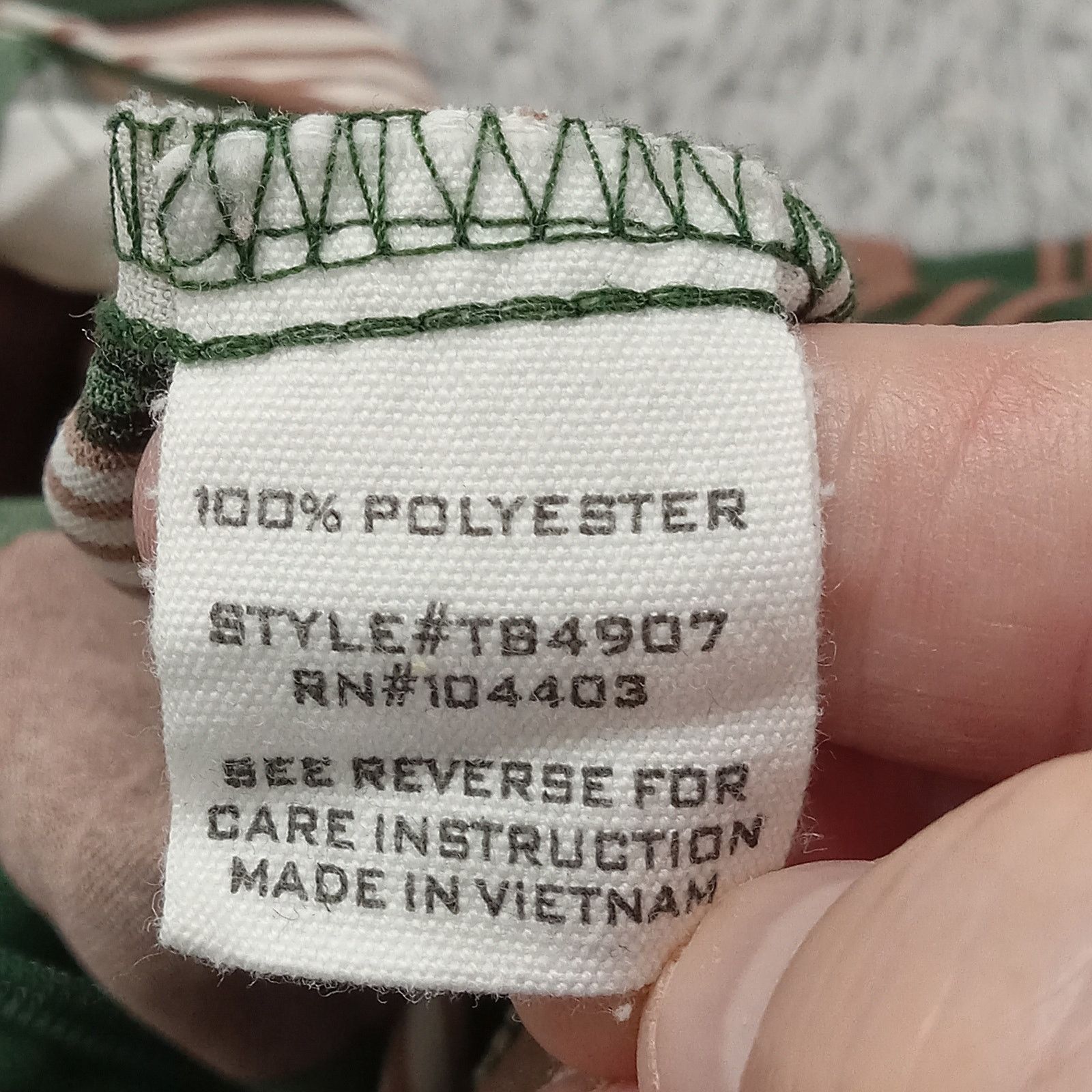 & Other Stories Mine Romper M Green Stripe Back Zip Tie Polyester Size 28" / US 6 / IT 42 - 6 Thumbnail
