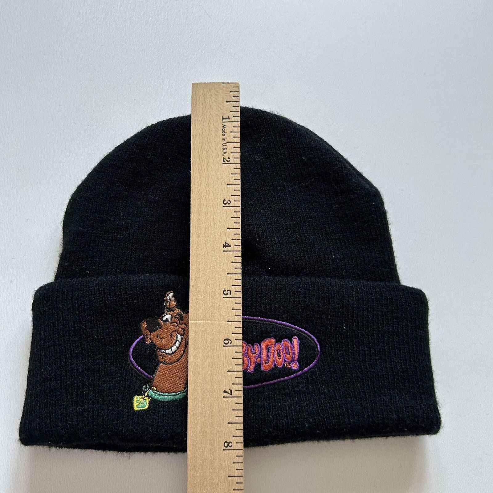 Cartoon Network Vintage 90s Scooby-Doo! Cartoon Network Beanie Hat Black USA Size ONE SIZE - 4 Thumbnail