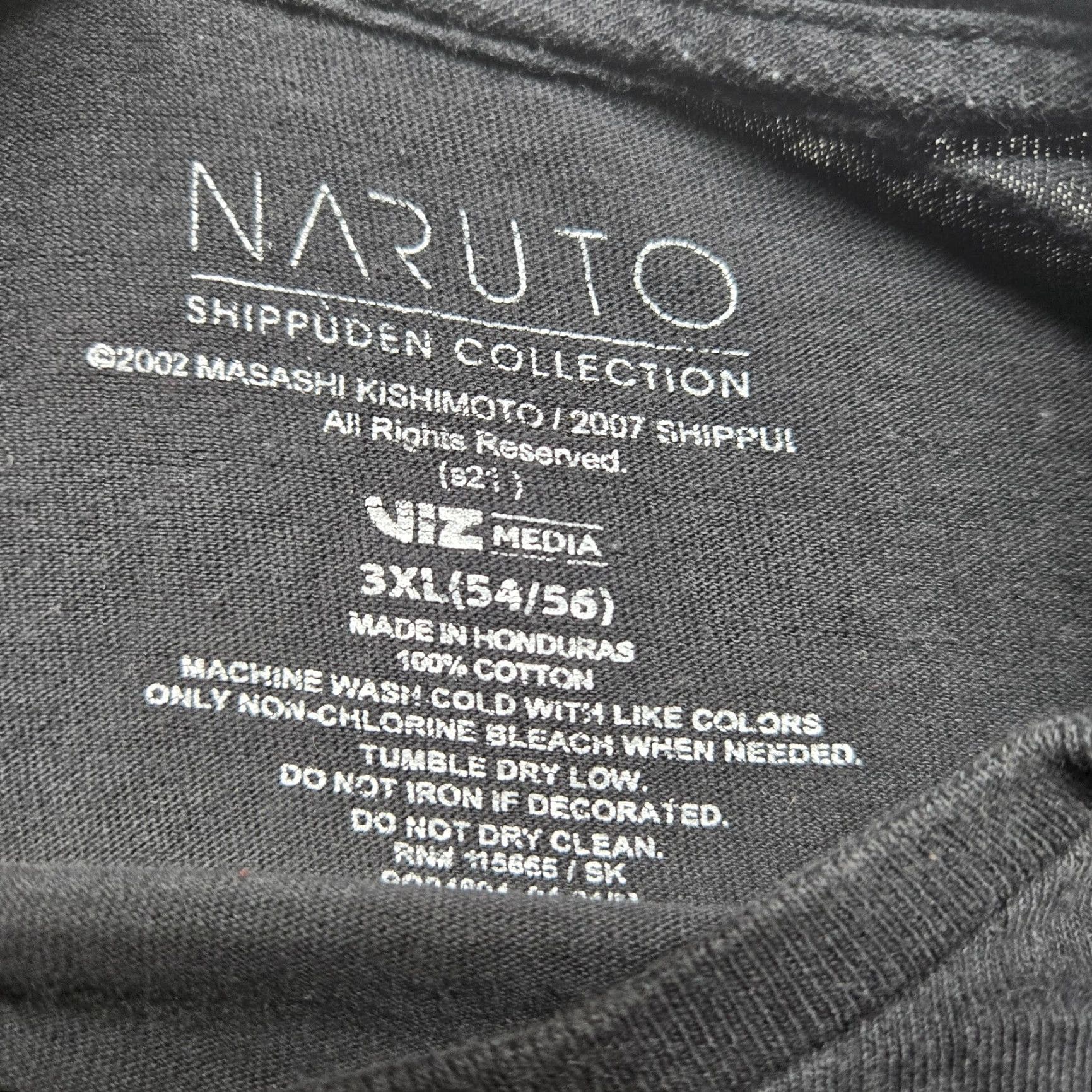 Vintage Viz Media Naruto Ichiraku Ramen Shop Shirt Adult 3XL Black Anime Tee Size US XXL / EU 58 / 5 - 4 Thumbnail