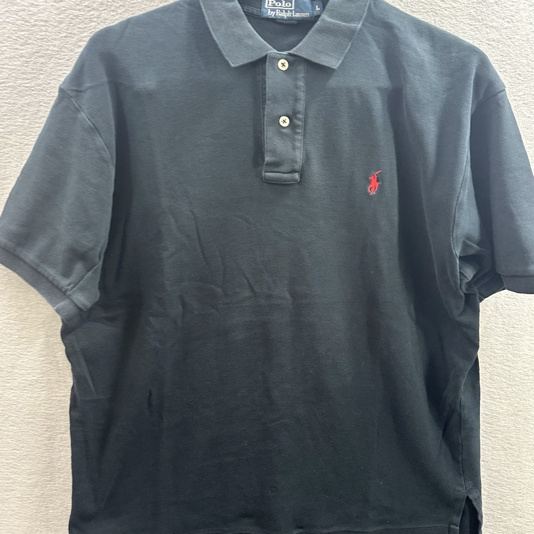 Polo Ralph Lauren VINTAGE Polo Ralph Lauren Polo Shirt Mens Large Small Pony Shirt Blue Red Preppy Dad Size US L / EU 52-54 / 3 - 5 Thumbnail