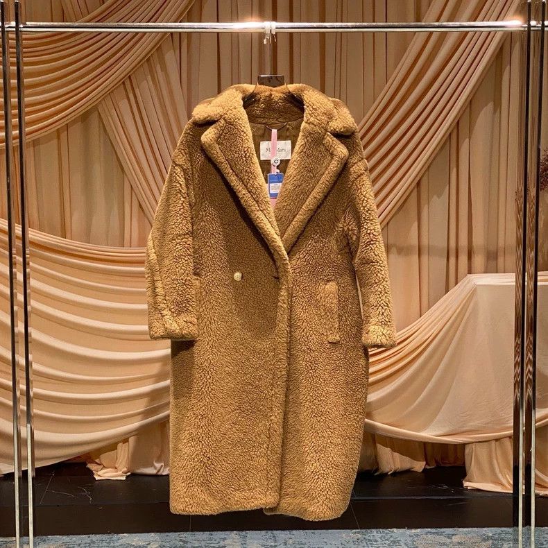 Max Mara Max Mara Hot Brown Long Teddy Coat Size XS / US 0-2 / IT 36-38 - 1 Thumbnail
