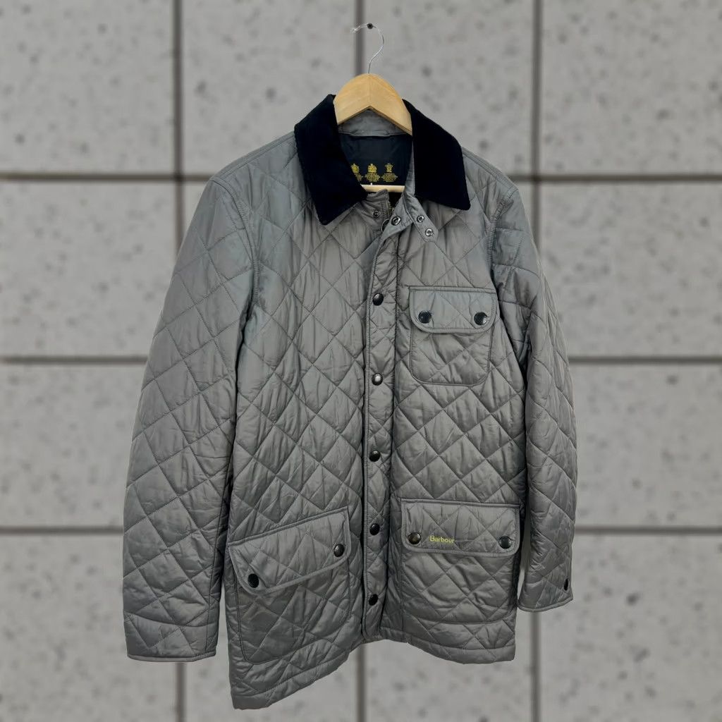 Barbour Barbour Jacket Quilted Barbour Barnett Quilt Jacket Size S Men Gray Quilt Jacket Barbour Men S Clothing 1990s? Size US S / EU 44-46 / 1 - 1 Thumbnail