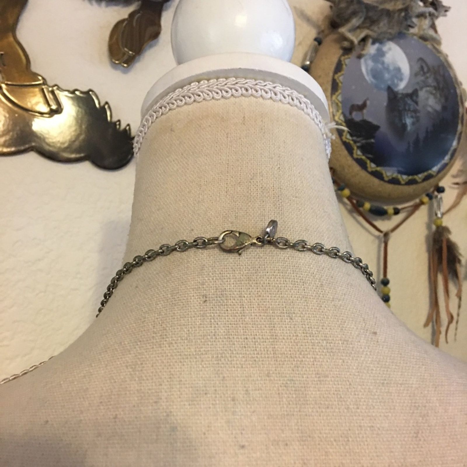 Jewelry Ruby Road silver tone medallion fringe necklace Size ONE SIZE - 5 Thumbnail
