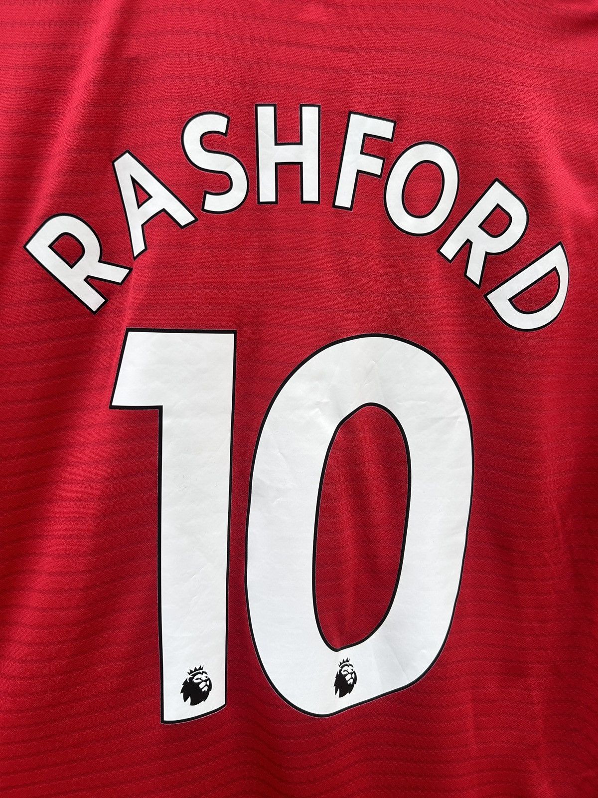 Adidas Adidas Manchester United #10 Rashford 2018/19 Home Jersey Size US M / EU 48-50 / 2 - 2 Thumbnail