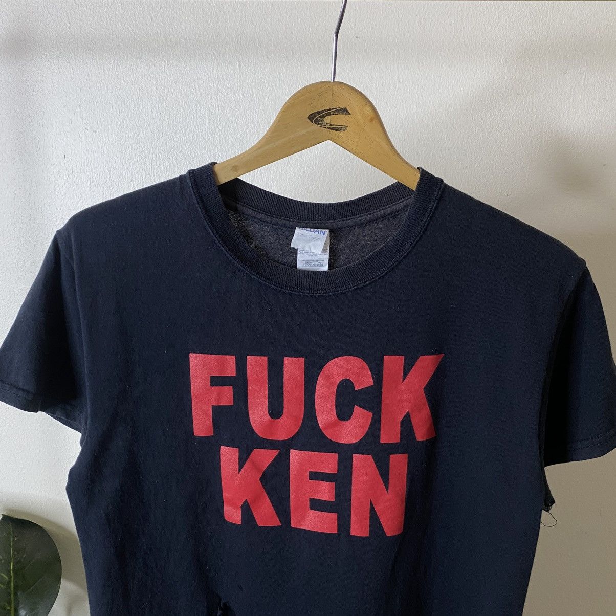 Vintage Vintage Y2K Pizza Of Death Records Fuck Ken Distressed Tee Size US S / EU 44-46 / 1 - 2 Thumbnail