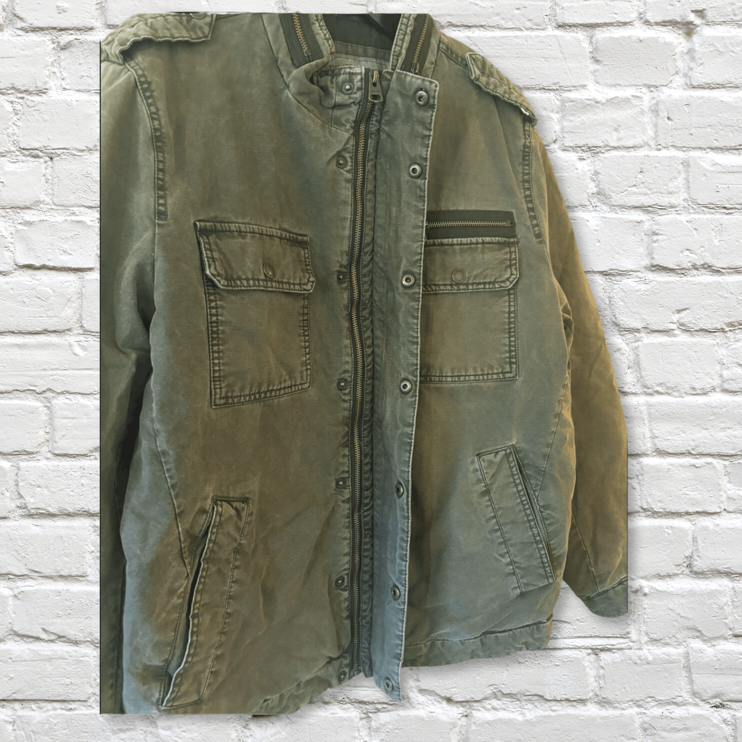 Levi's Levi's Men's Green Utility Jacket Size US L / EU 52-54 / 3 - 2 Thumbnail