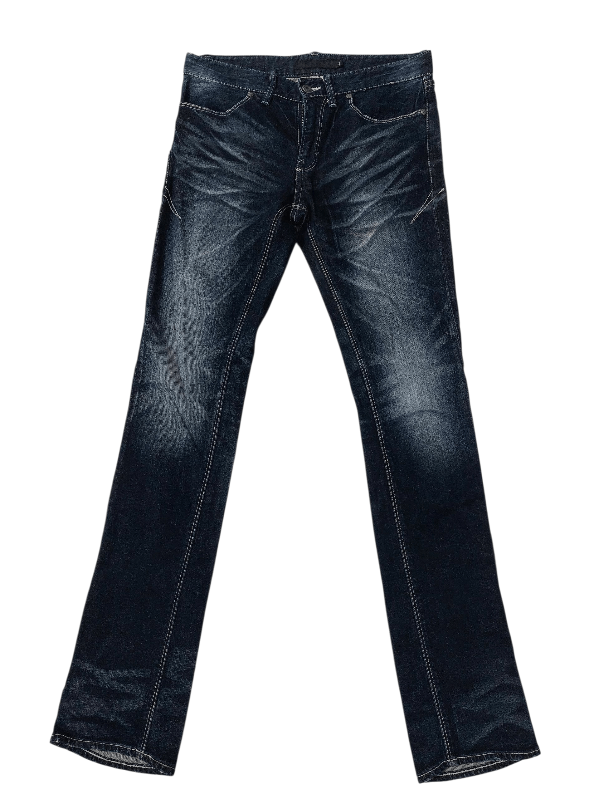 GOSTAR DE FUGA FUGA Spiral Distressed Denim Size US 31 - 1 Thumbnail