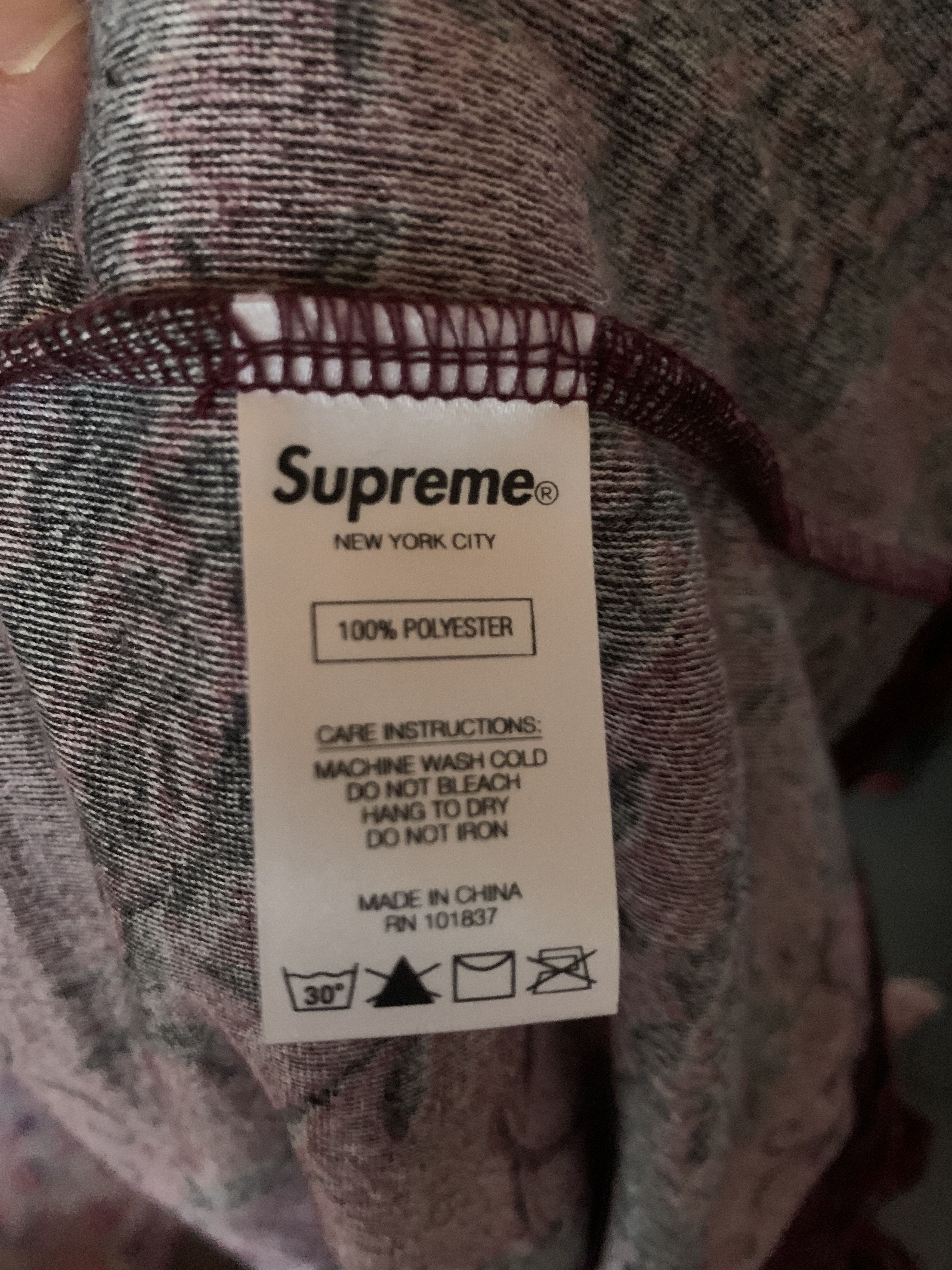Supreme Supreme Velour S/S Shirt Size US M / EU 48-50 / 2 - 4 Thumbnail
