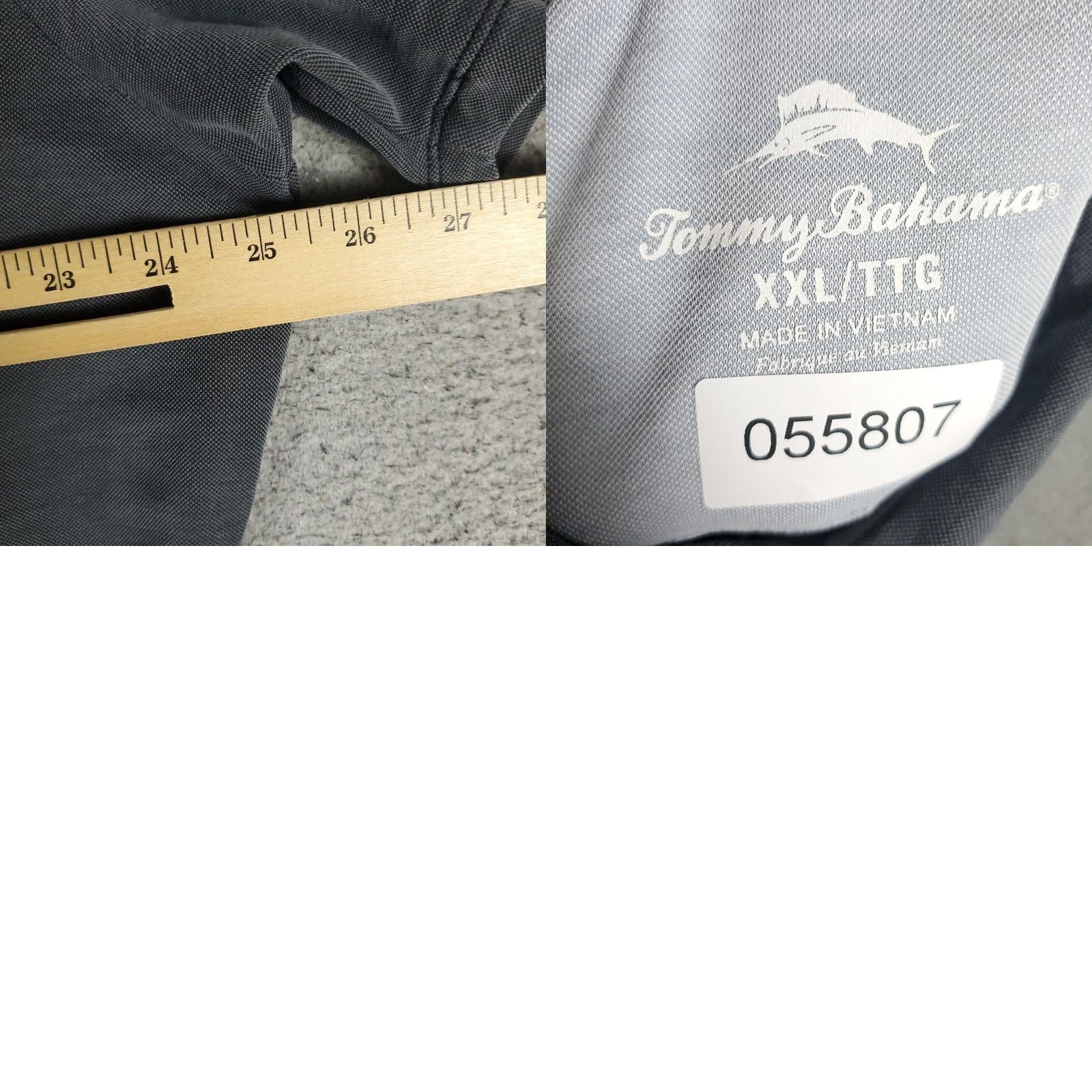 Tommy Bahama VINTAGE Tommy Bahama Polo Shirt Mens 2XL Gray Short Sleeve Shirt Adult 2XL Gray Polo Mens Classic American Preppy Logo Button Front Collared Shirt Size US XXL / EU 58 / 5 - 8 Thumbnail