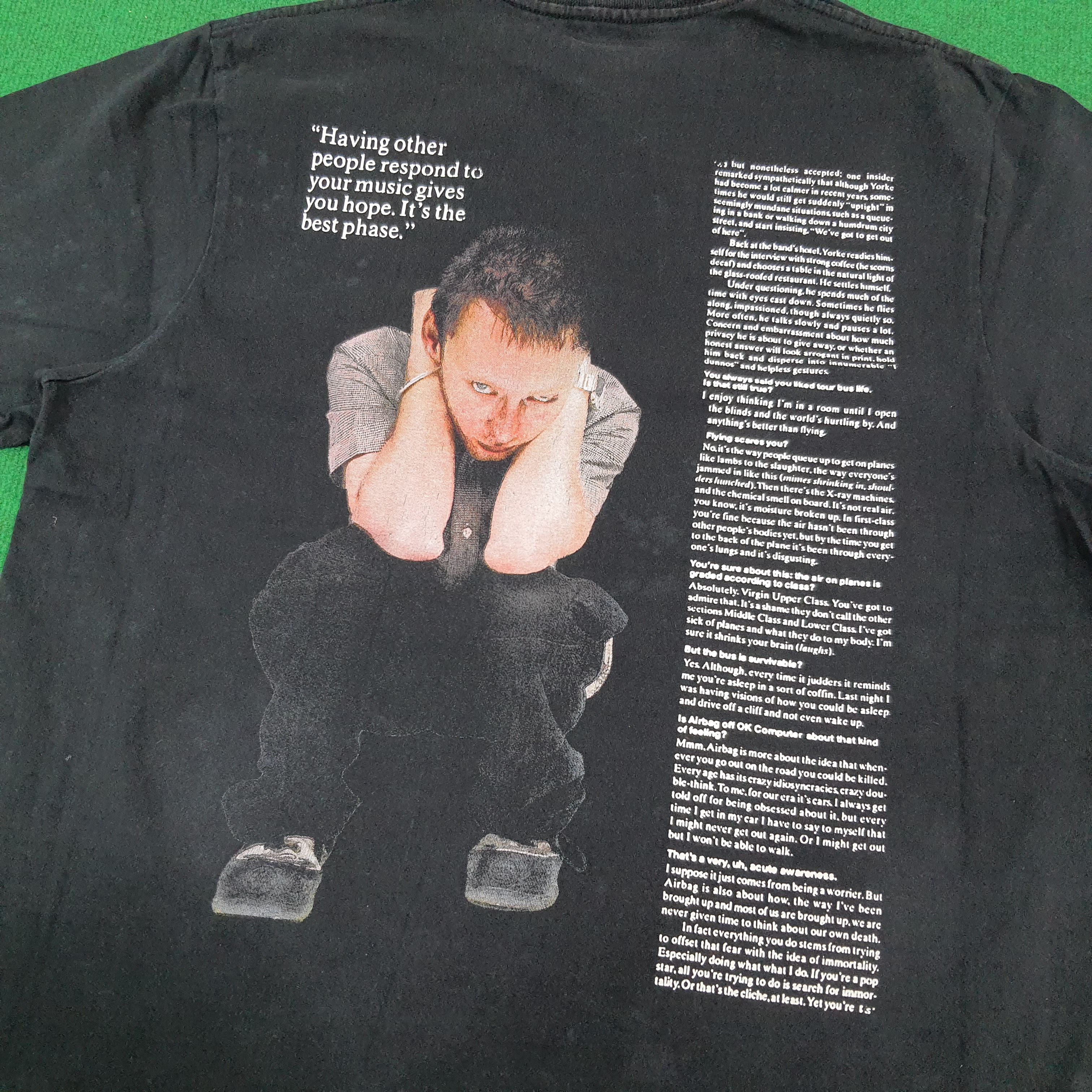 Band Tees × Vintage Vintage RADIOHEAD Band Tshirt Size US L / EU 52-54 / 3 - 2 Thumbnail