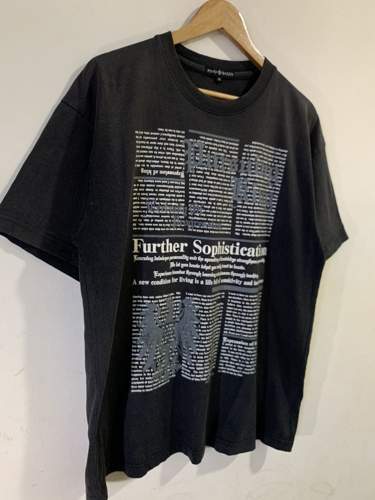 Japanese Brand Pino Bazzo Japan Poem Design SunFaded Shirt Size US XL / EU 56 / 4 - 3 Thumbnail