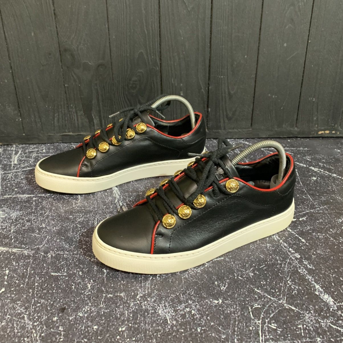 Escada RARE🔥 ESCADA Women’s Leather Lace-Up Sneakers Size 37 Size US 7 / IT 37 - 4 Thumbnail