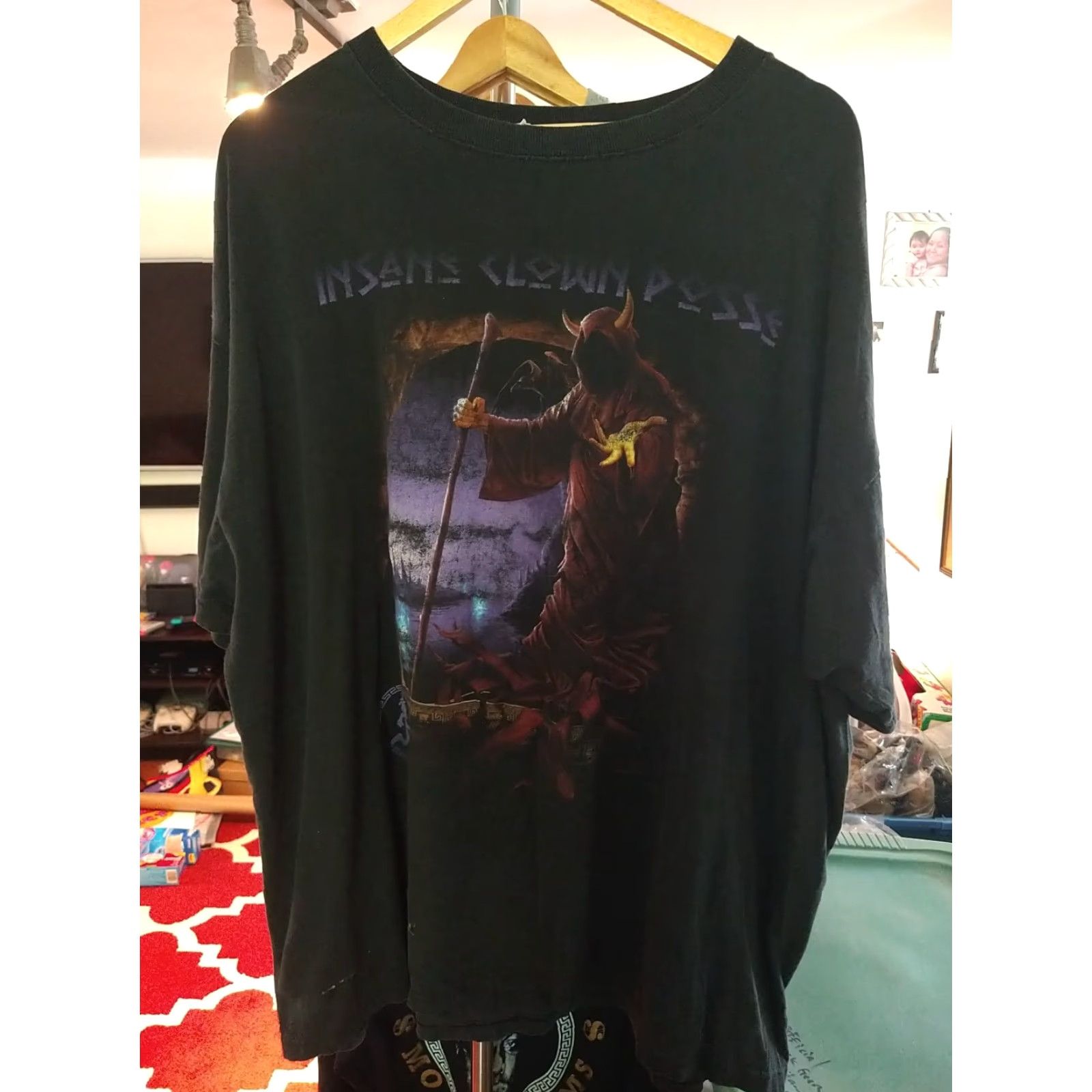Anvil VINTAGE Anvil ICP T-shirt 2XL Black Mens Shirt 2XL Insane Clown Posse ICP T-shirt Vintage Black Mens 2XL Size US XXL / EU 58 / 5 - 2 Thumbnail