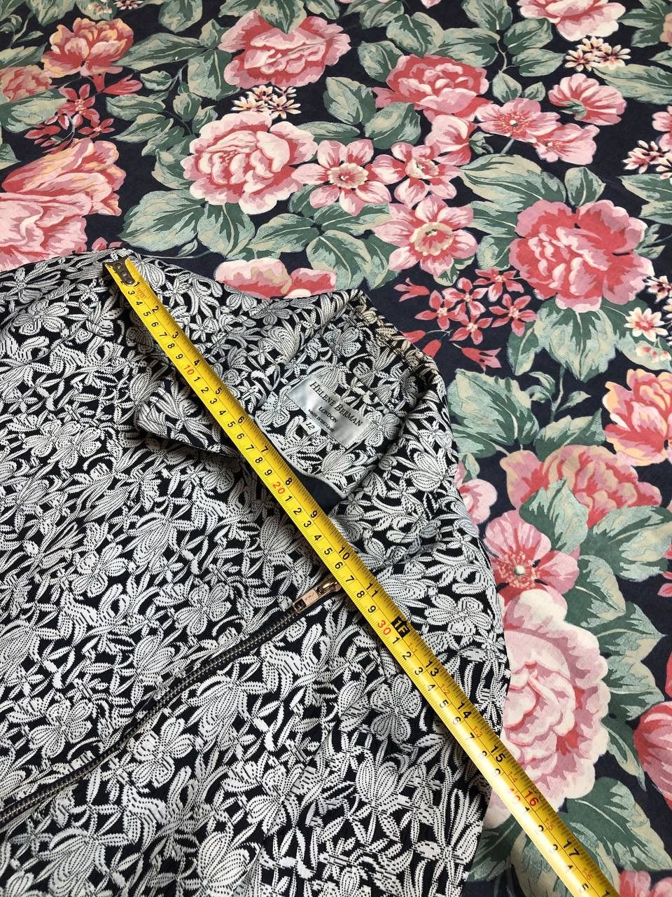 Vintage Helene Berman London FLORAL PRINT Jacket Size XL / US 12-14 / IT 48-50 - 16 Thumbnail