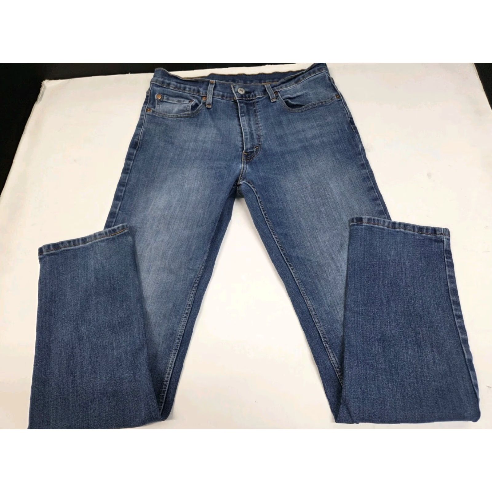 Levi's VINTAGE Levi's 511 Jeans Slim Blue 33-32 Mens Regular Denim Cotton/Polyester/Spandex 5-Pocket Size US 33 - 2 Thumbnail