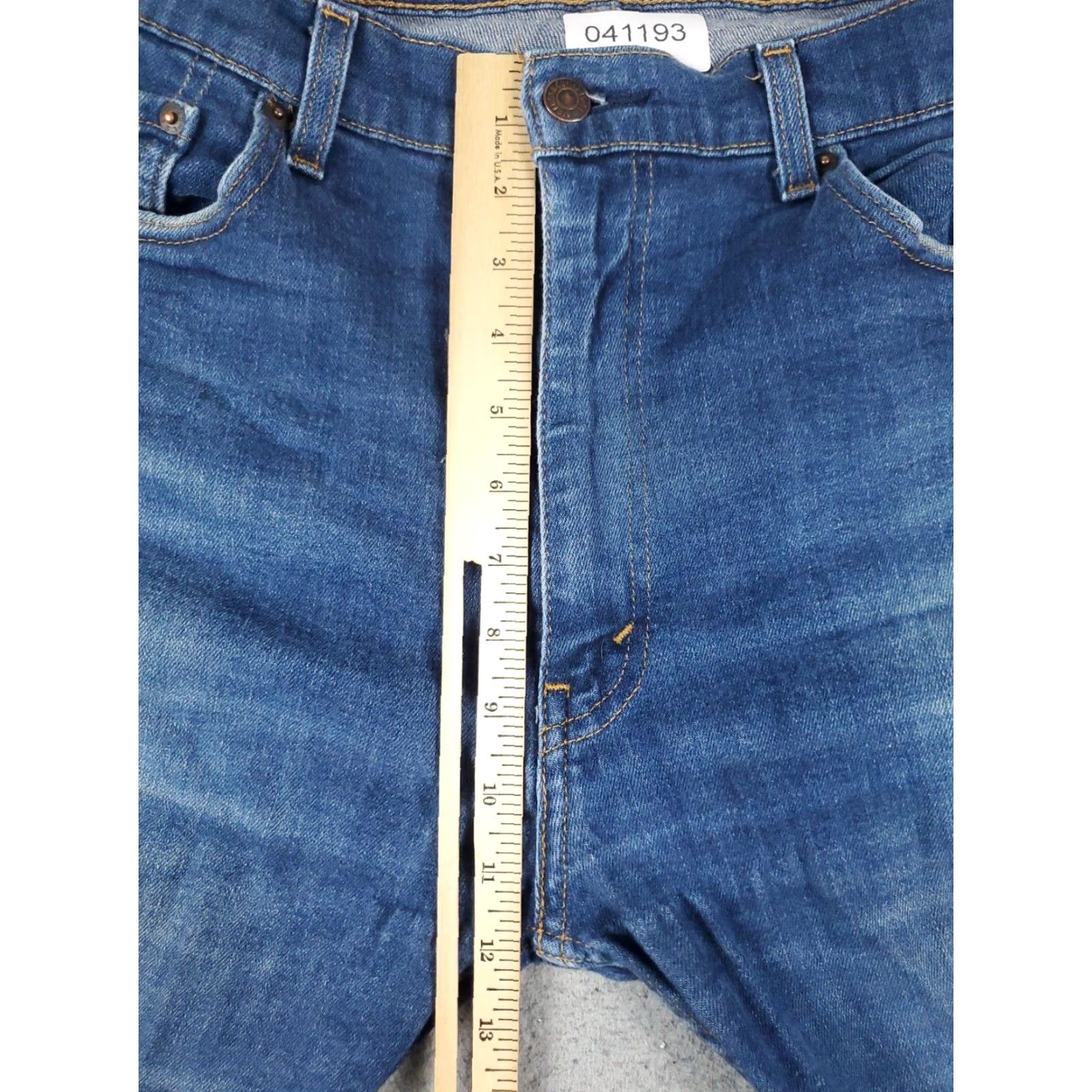 Levi's Levis Mens 38x30 Extra Large Blue Casual Straight Leg Denim Jeans Size US 38 / EU 54 - 3 Thumbnail