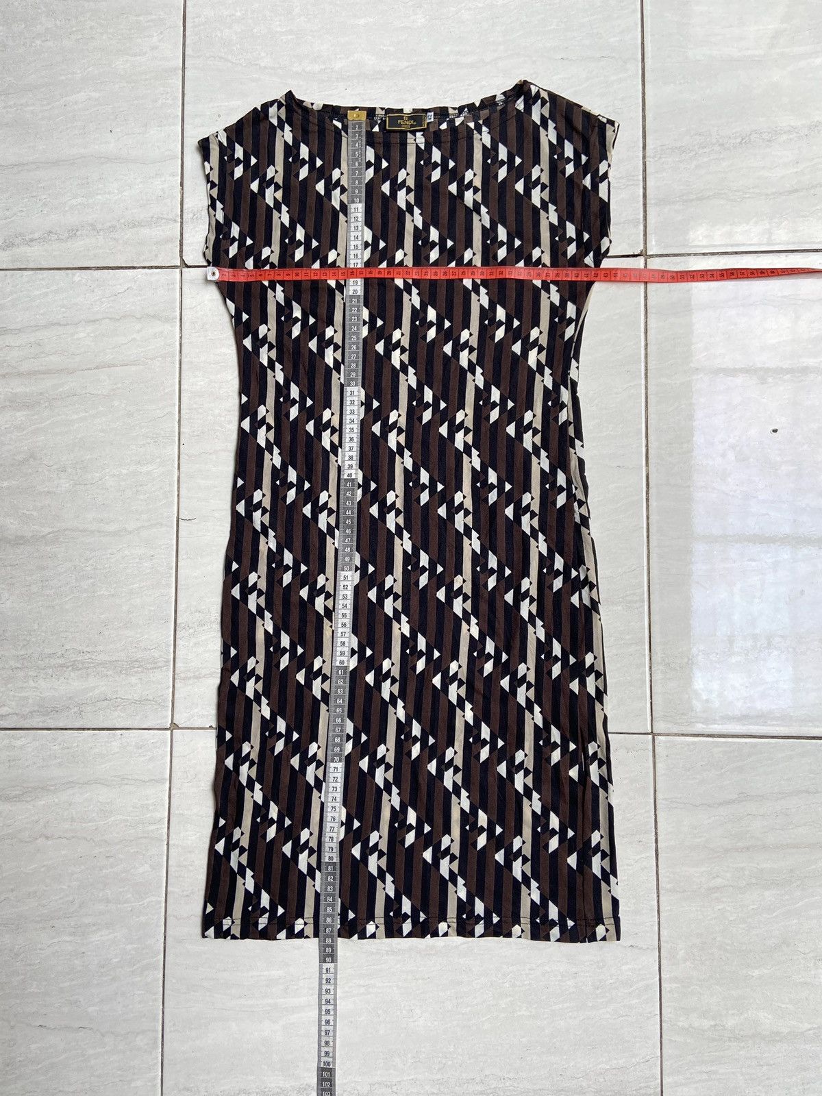 Fendi FENDI Motive Midi Dress Size S / US 4 / IT 40 - 8 Thumbnail