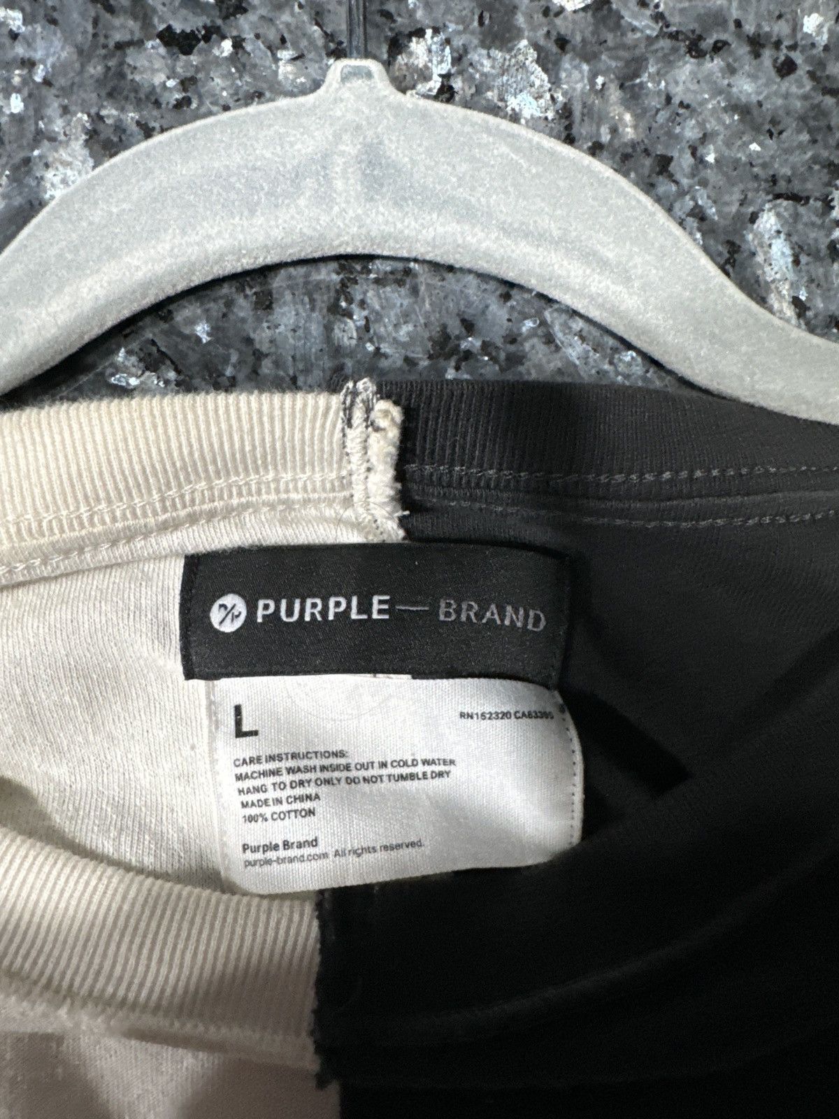 Purple Brand Purple brand black and white tee Size US L / EU 52-54 / 3 - 2 Thumbnail