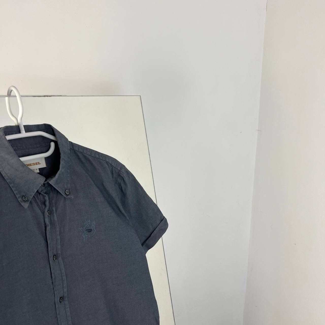 Diesel Vintage Y2K Diesel Mini Logo Button Up Shirt Streetwear 90s Size US M / EU 48-50 / 2 - 2 Thumbnail