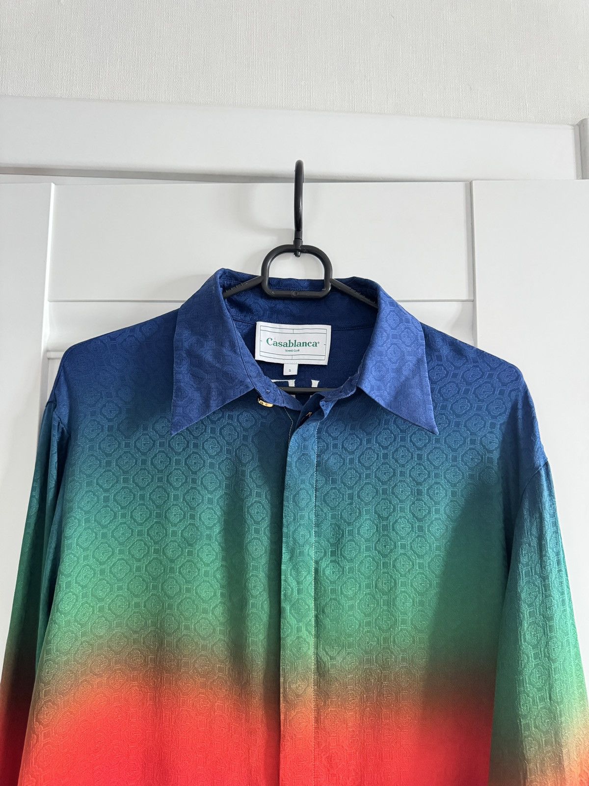 Casablanca Casablanca Gradient Silk Shirt Size US S / EU 44-46 / 1 - 3 Thumbnail