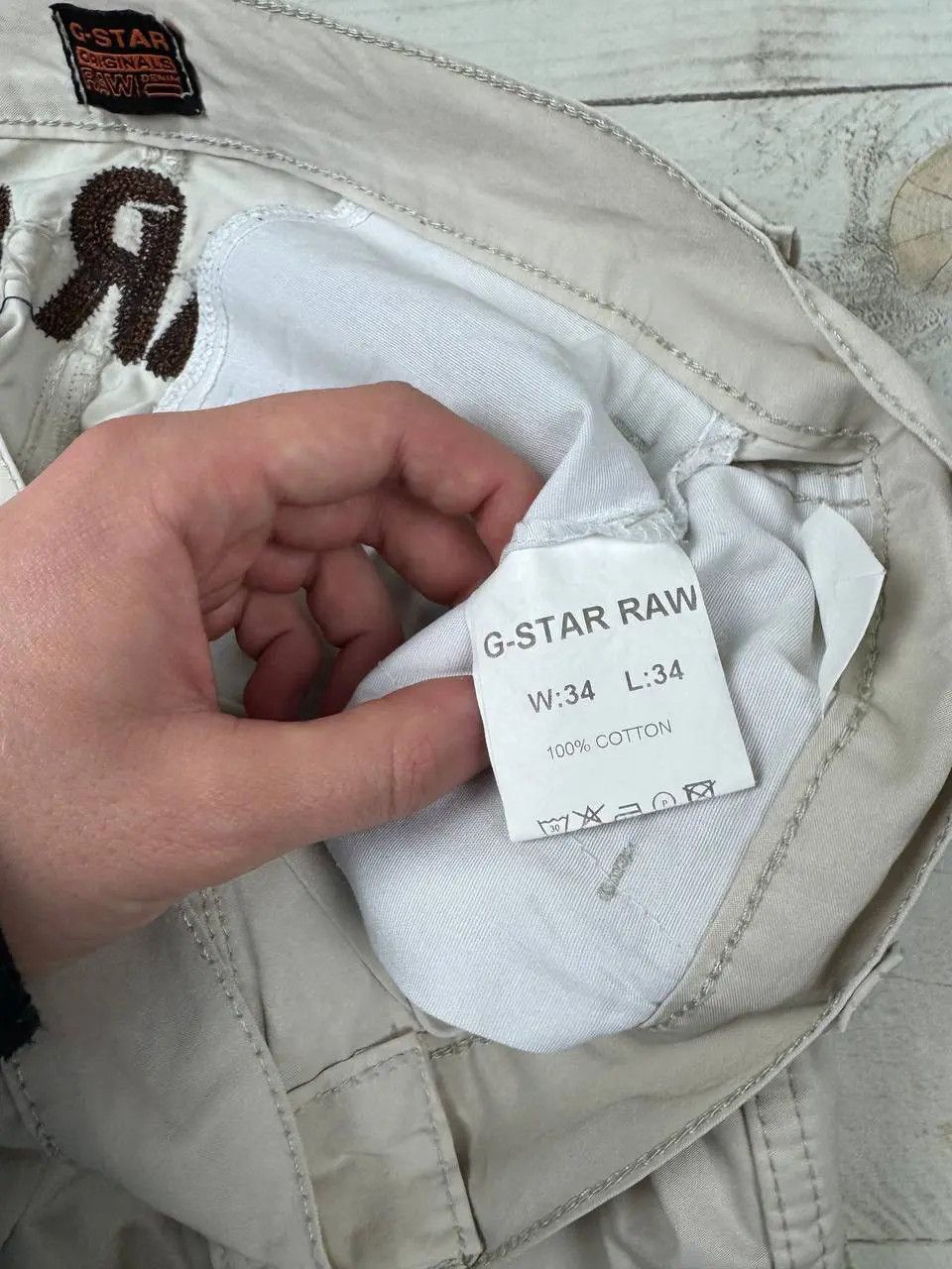 G-Star Vintage G Star Raw Big Logo Cargo Pants Y2K 90s Size US 34 / EU 50 - 14 Thumbnail