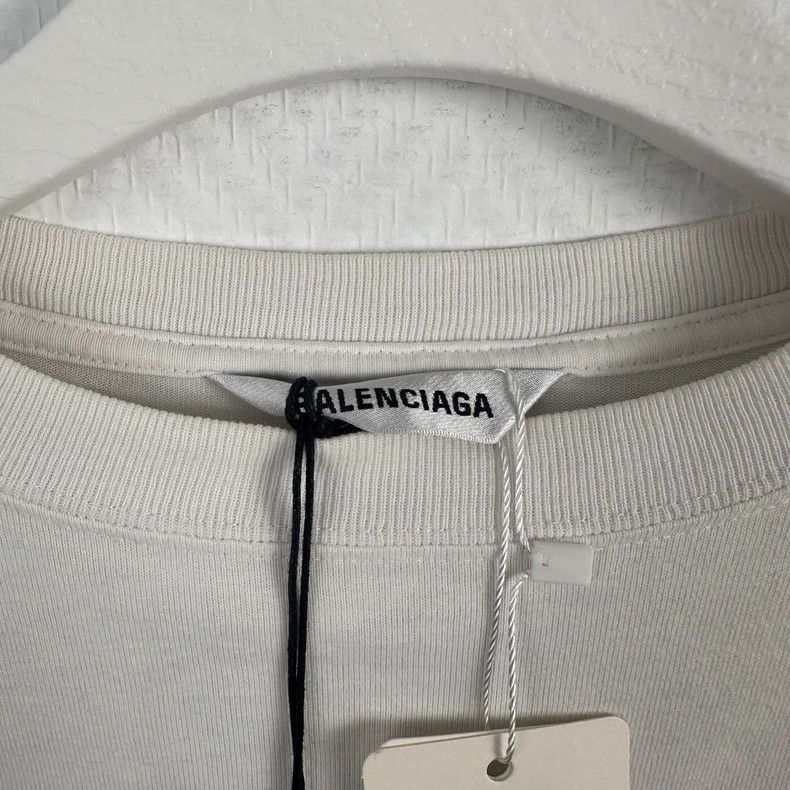 Balenciaga Balenciaga Arrow Printed Short Sleeve T-Shirt, Men's, Whit Size US XS / EU 42 / 0 - 3 Thumbnail