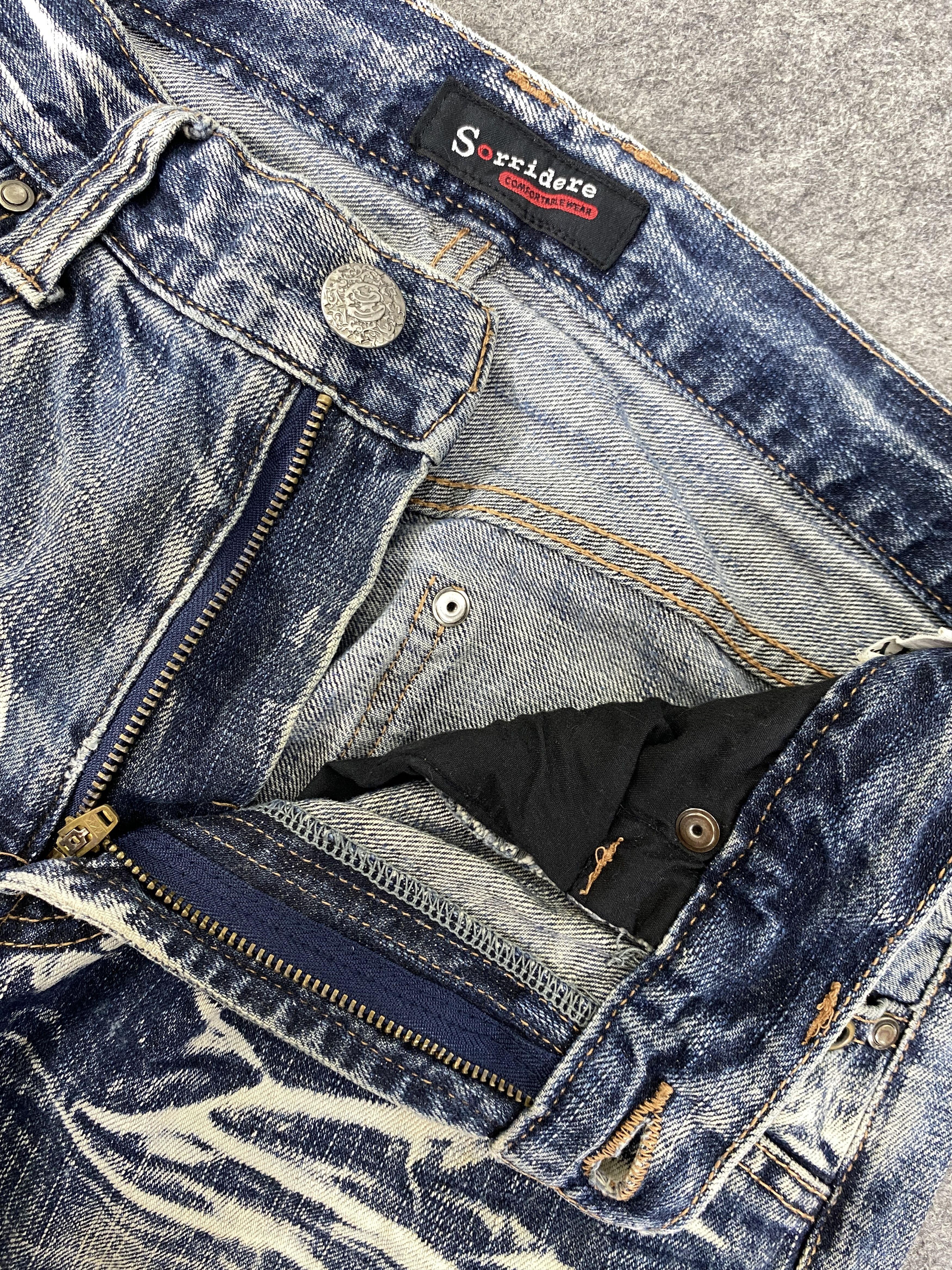 Hysteric Glamour Distressed Blue Vintage Sorridere Jeans 32x31.5 - JN3278 Size US 32 / EU 48 - 6 Thumbnail
