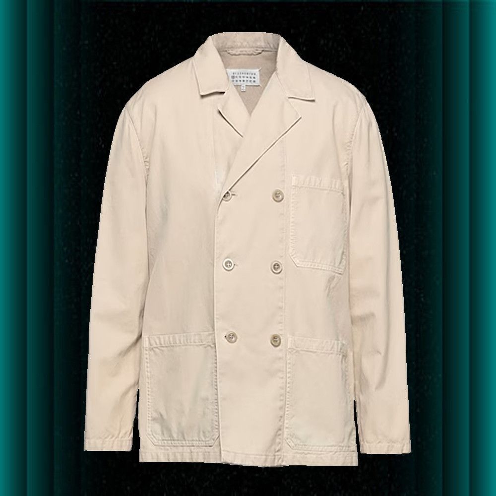 image of Maison Margiela O1Y0224 Blazers In Beige, Men's (Size Small)