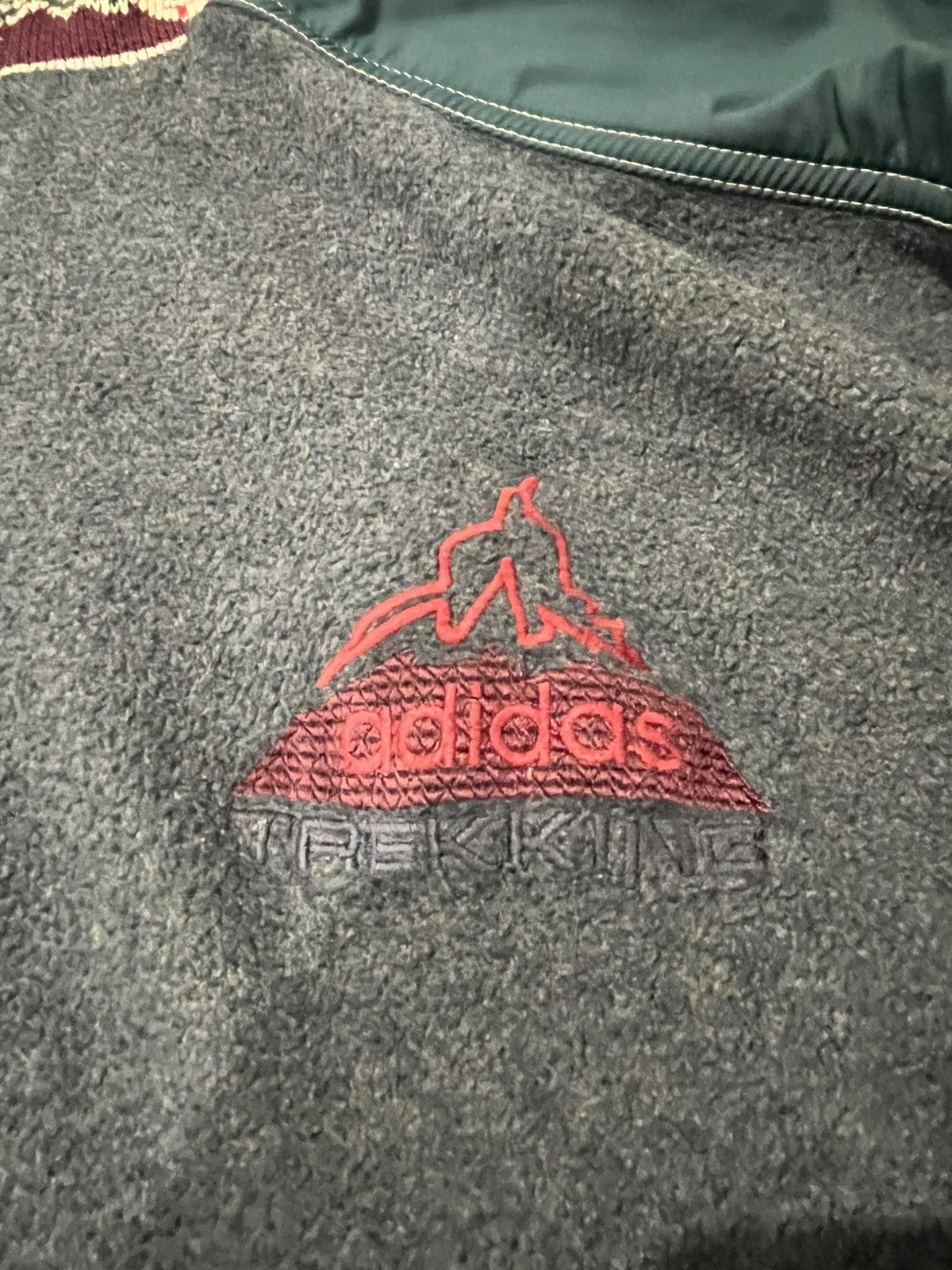 Adidas Adidas Trekking Archive 1/4 Zip Fleece–Rare Vintage Outdoor Size US M / EU 48-50 / 2 - 2 Thumbnail
