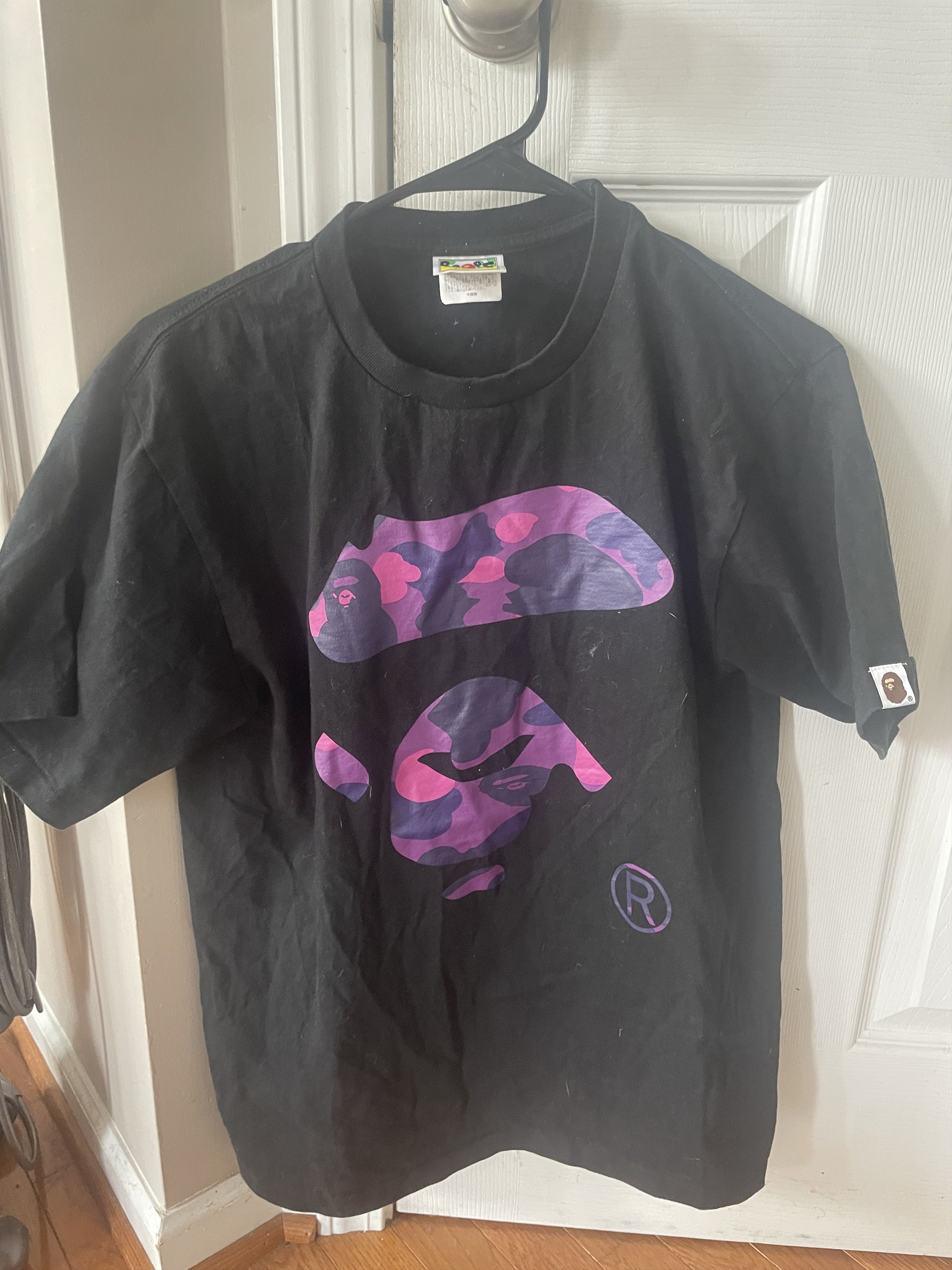 Bape Black Bape T-Shirt Size US M / EU 48-50 / 2 - 1 Thumbnail