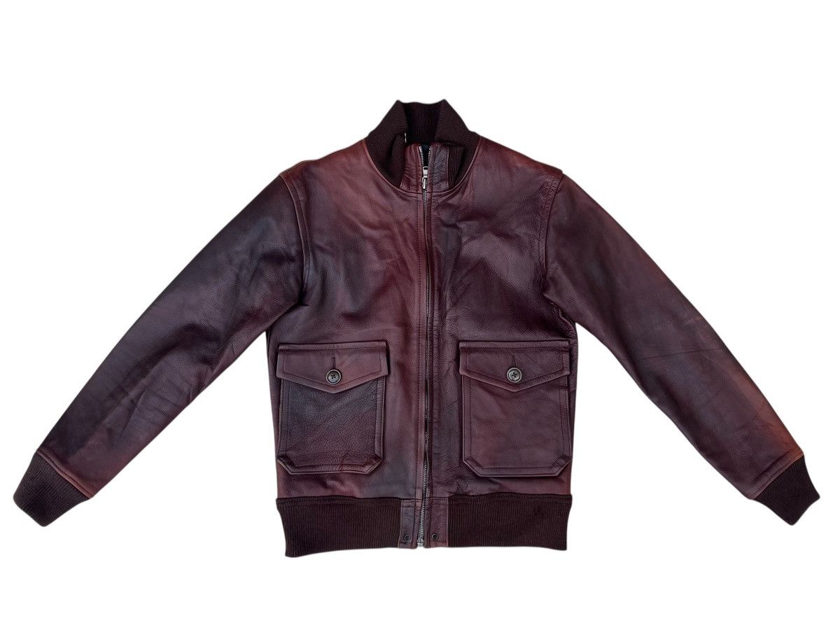 N.Hoolywood SAMPLE Only N.Hoolywood Japan Fade Patina Leather Jacket Size US S / EU 44-46 / 1 - 1 Thumbnail